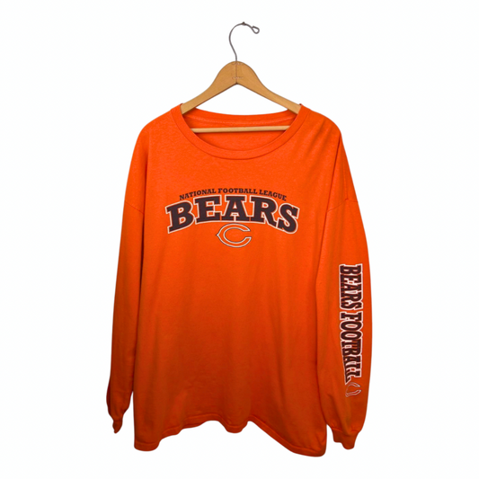 00’s Chicago Bears Football Spell Out Long Sleeve Sz 2X
