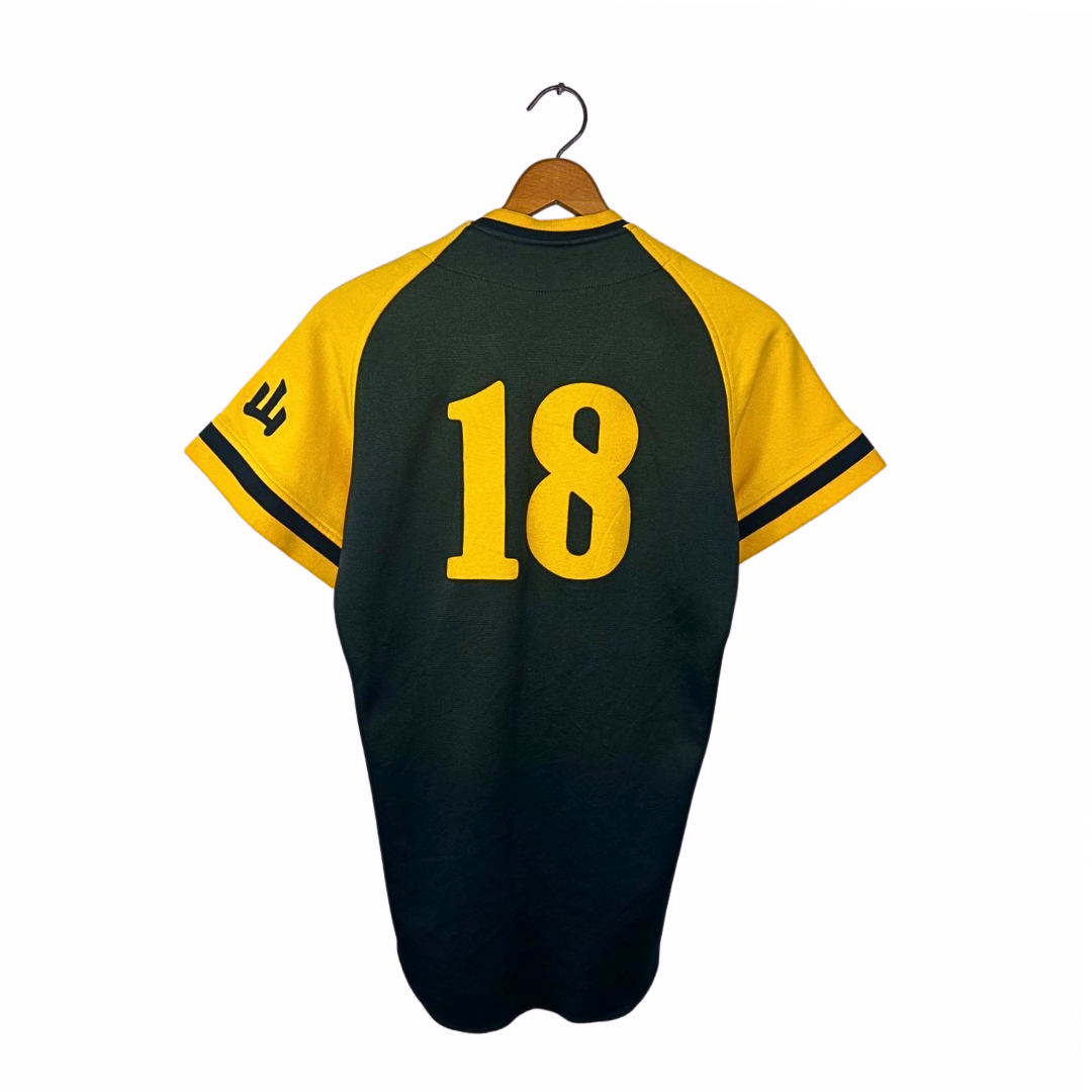 Vintage Kobayashi Japanese Baseball 郡山 Koriyama Descente #18 Jersey