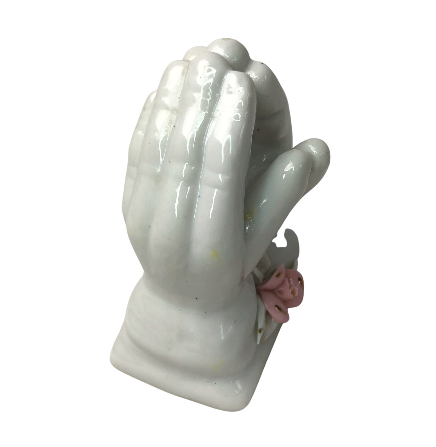 Vintage Porcelain Prayer Praying Hands Religious Figurine Statue