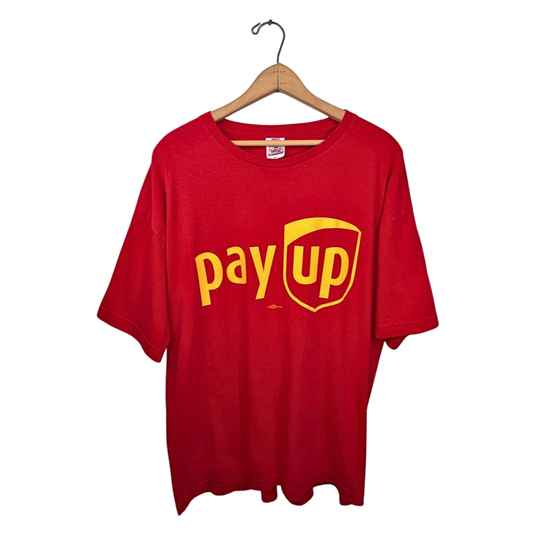 Vintage Pay Up UPS Teamsters Union T-shirt Size X-Large