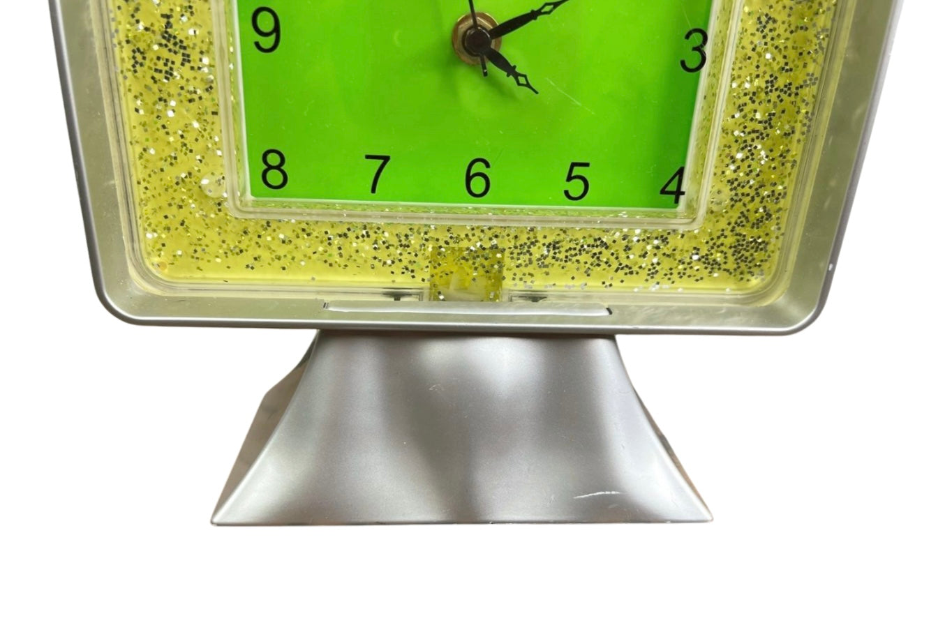 00’s Y2K Space Age Transparent Glitter Alarm Clock