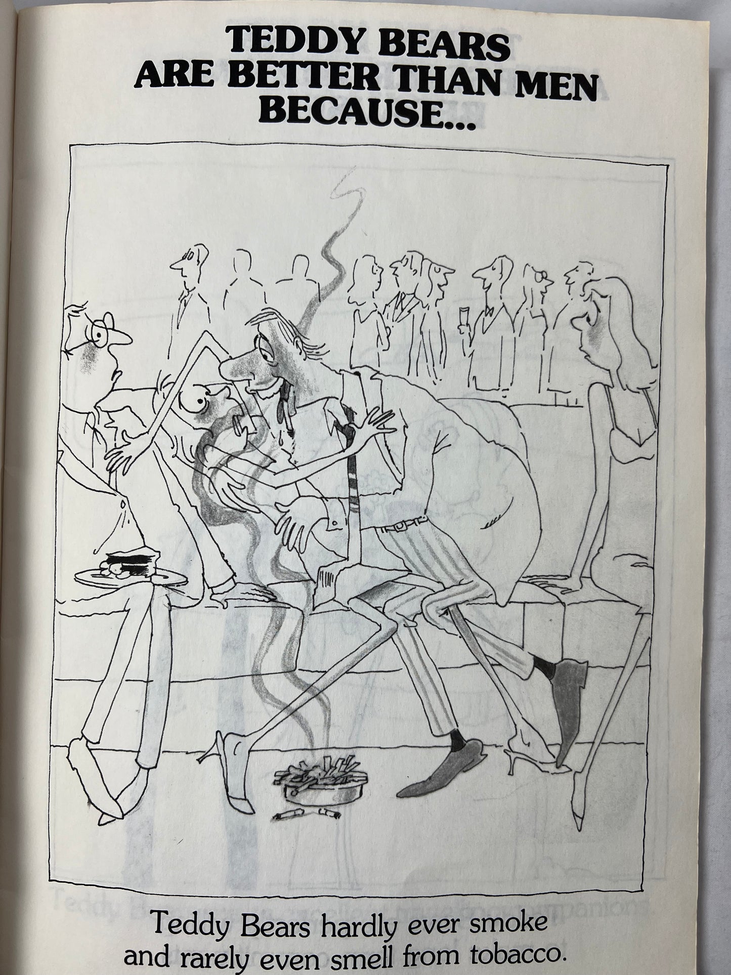 1988 Teddy Bears are Better than Men Because….Funny Satire Book