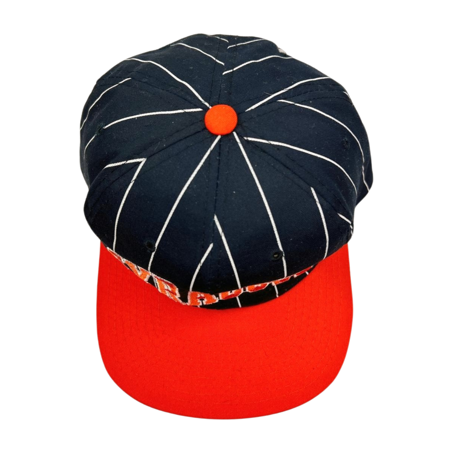 90s SU Syracuse University Pinstripe Starter Snapback Hat