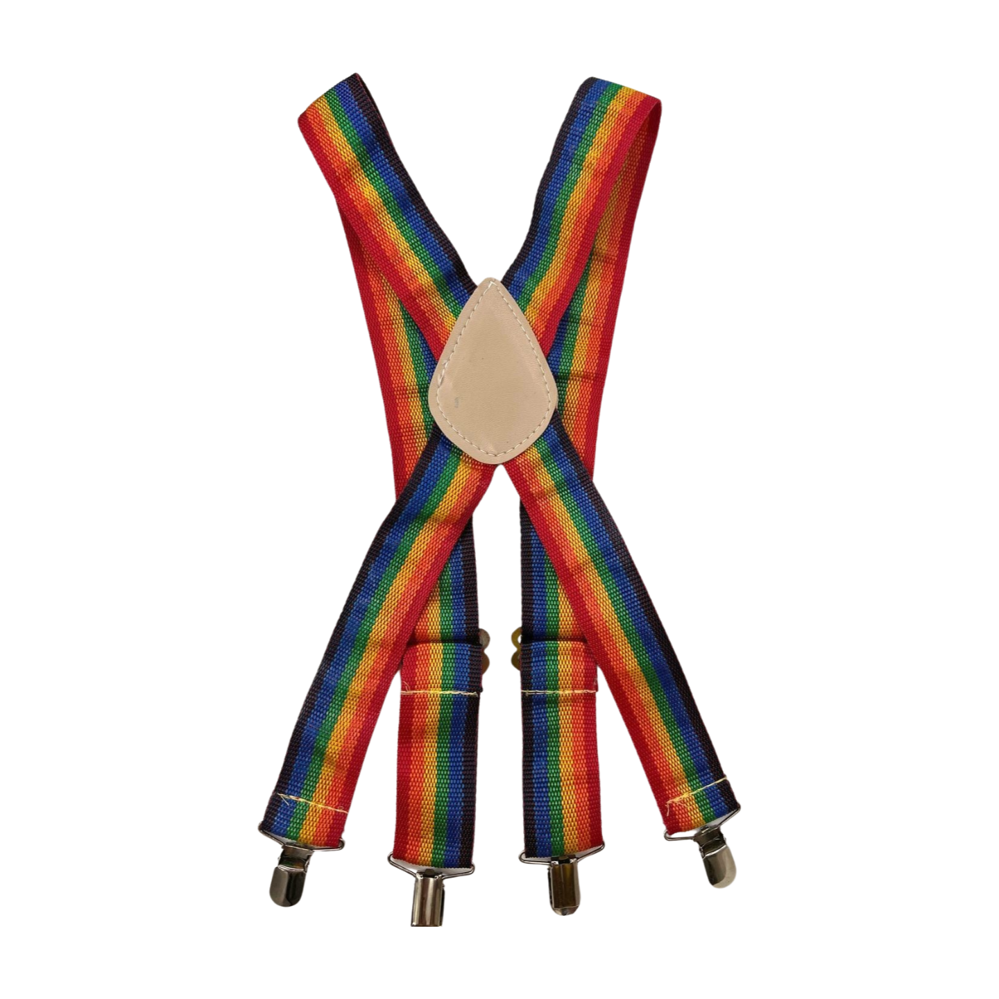 80's Rainbow Adjustable Suspenders