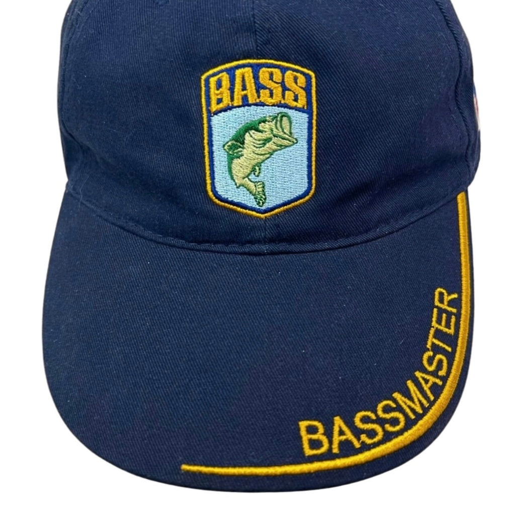 90’s Bassmaster Fishing Fish Bass Snapback Hat