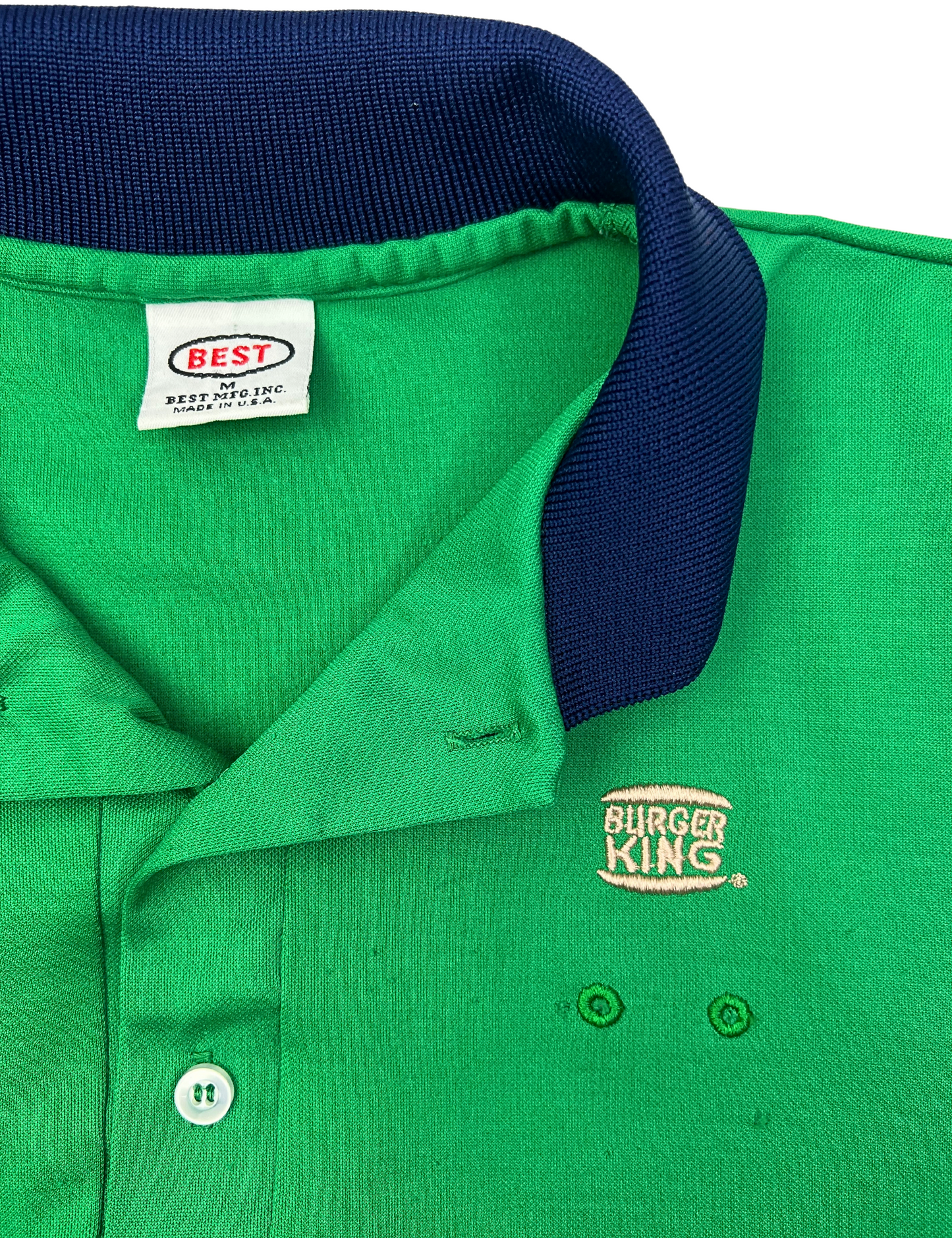 90’s Burger King Uniform Employee Polo Size M