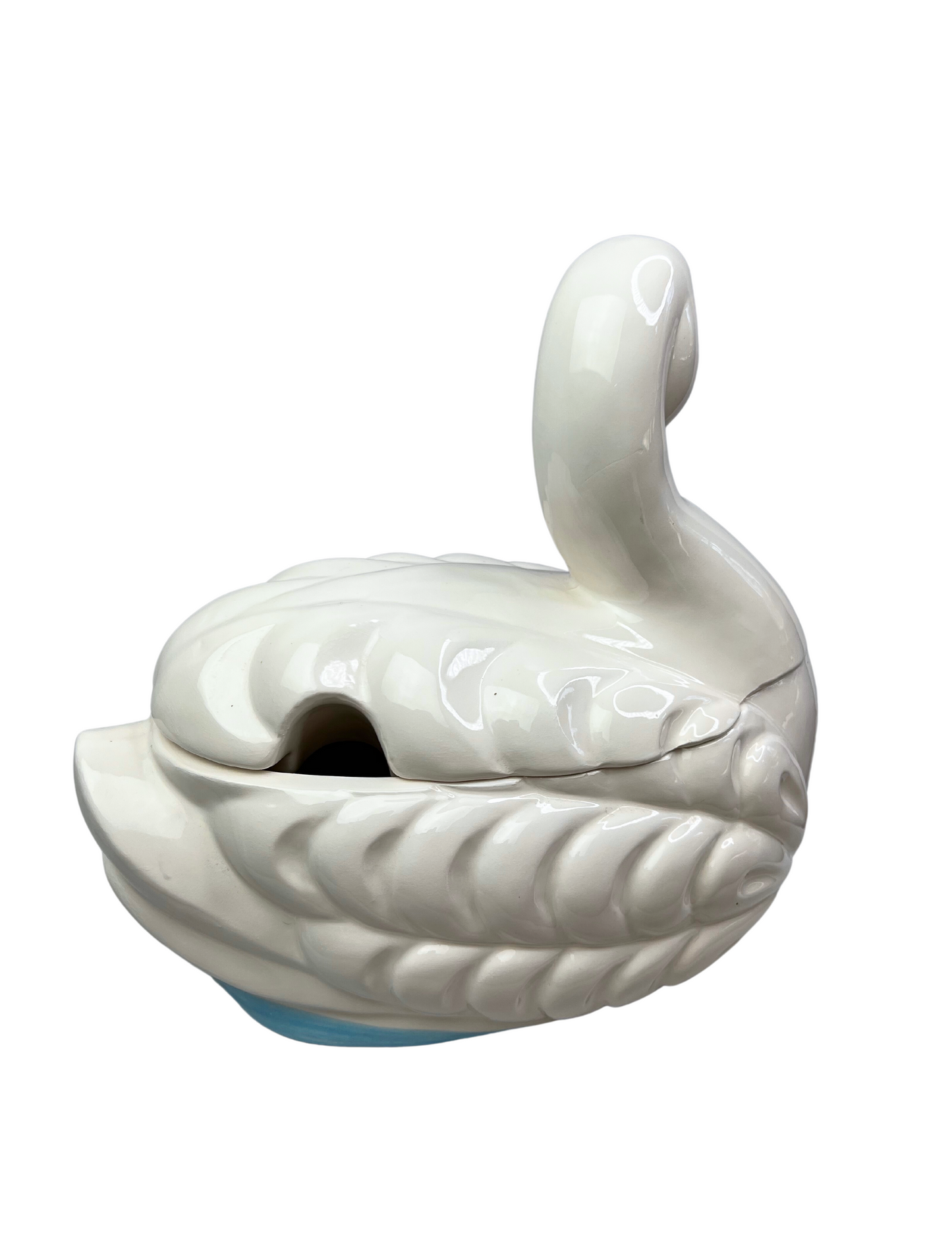 80’s White Swan Soup Tureen
