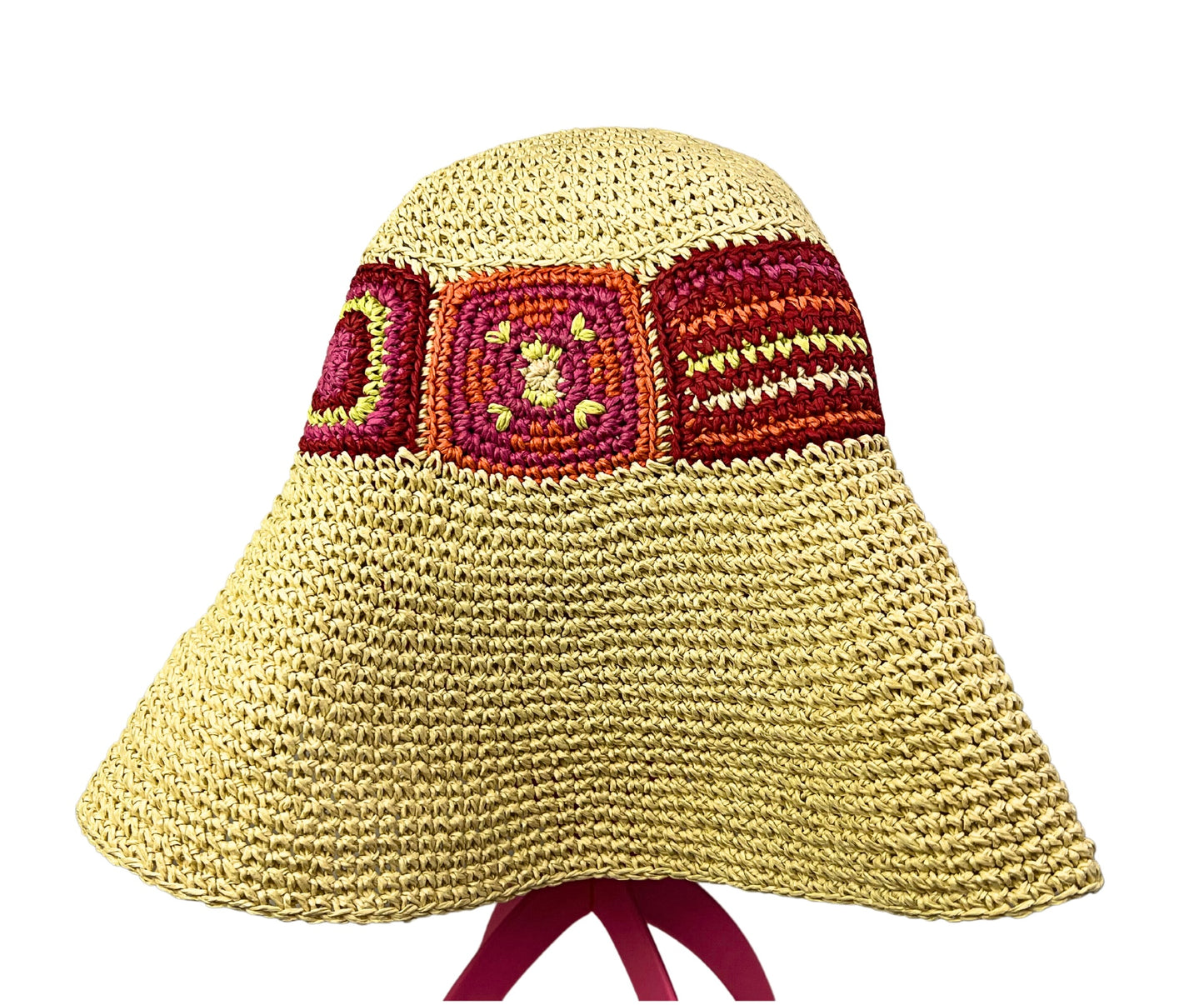 90’s Straw Floppy Beach Hat