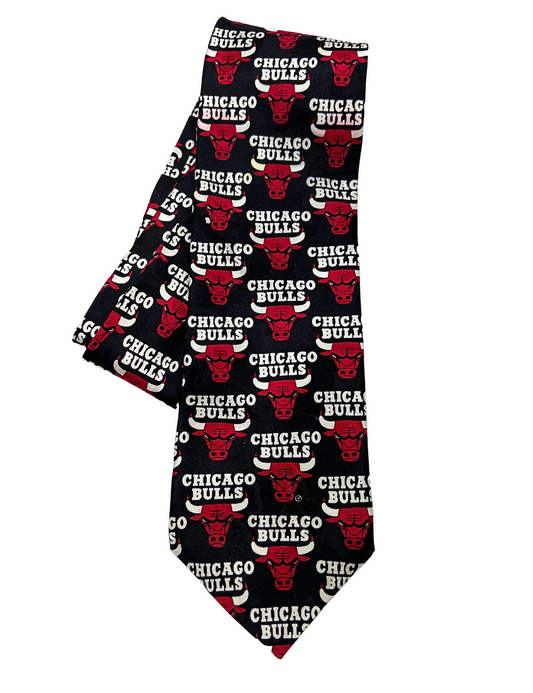 90’s Chicago Bulls 100% Silk Necktie