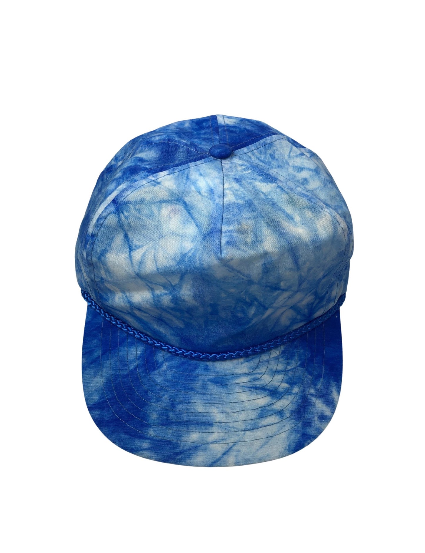 Vintage 80’s Blue TIE DYE Adjustable Dad Hat One Size Fits All