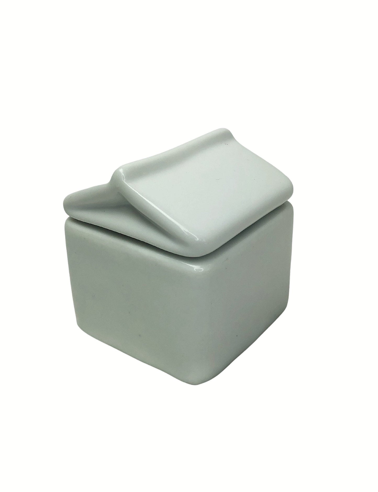 Vintage SUGAR Ceramic Milk Carton Small Container