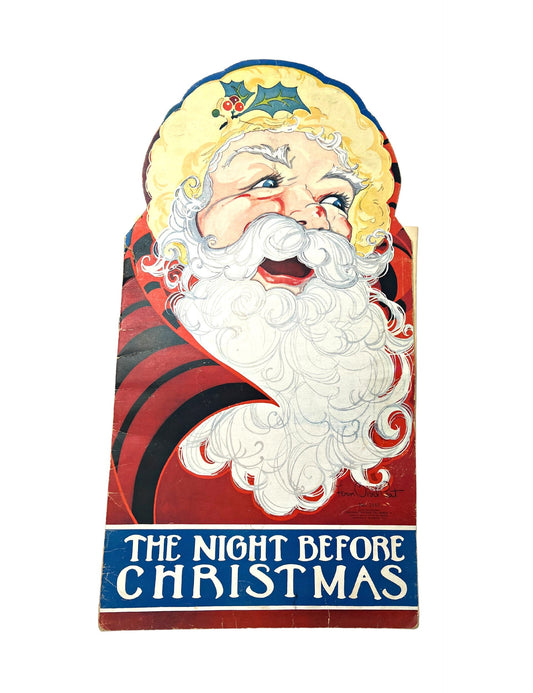 Vintage 1937 The Night Before Christmas Fern Bissel Peat Children’s Book