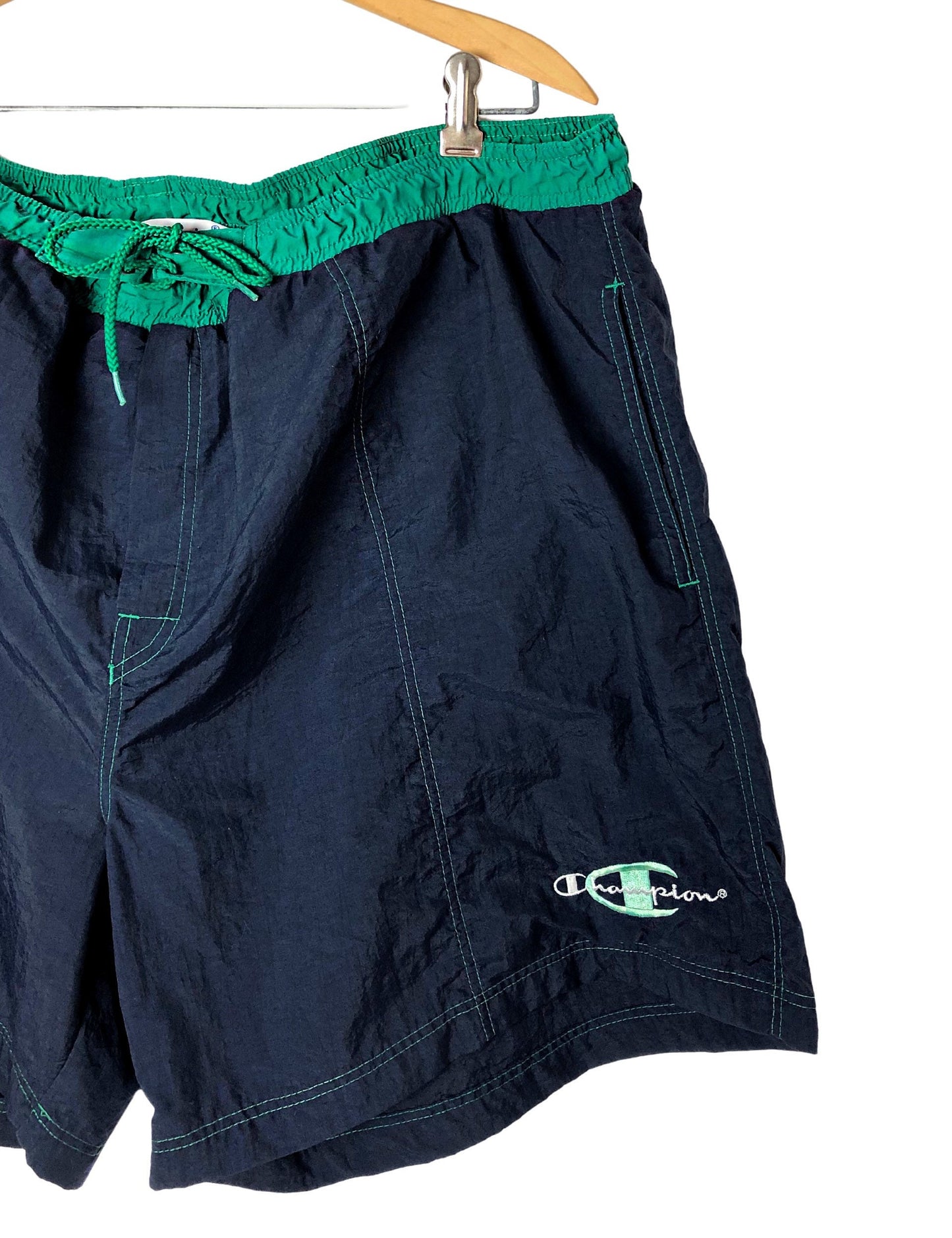 90’s CHAMPION Logo 6” Swim Trunk Shorts Size XL