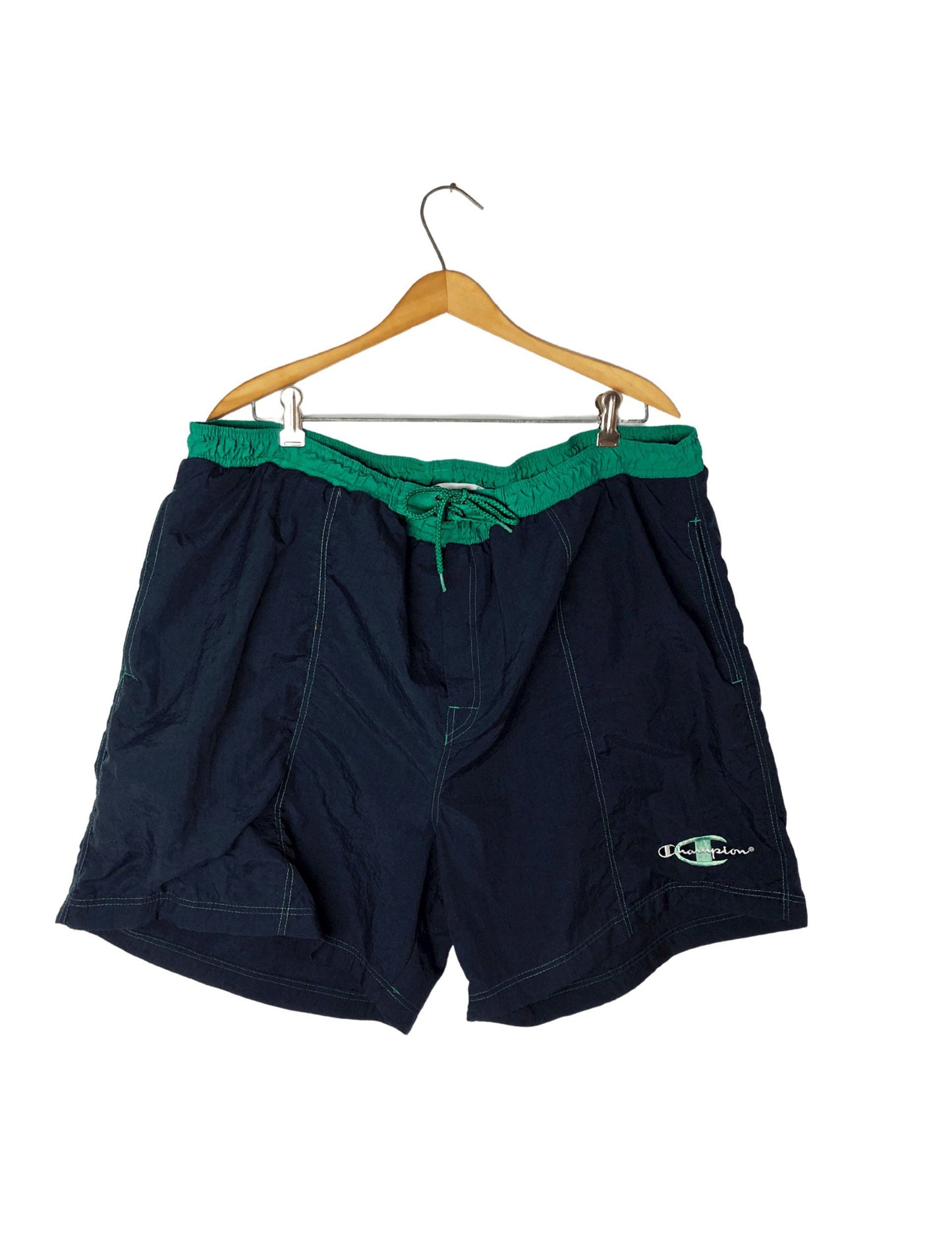 90’s CHAMPION Logo 6” Swim Trunk Shorts Size XL