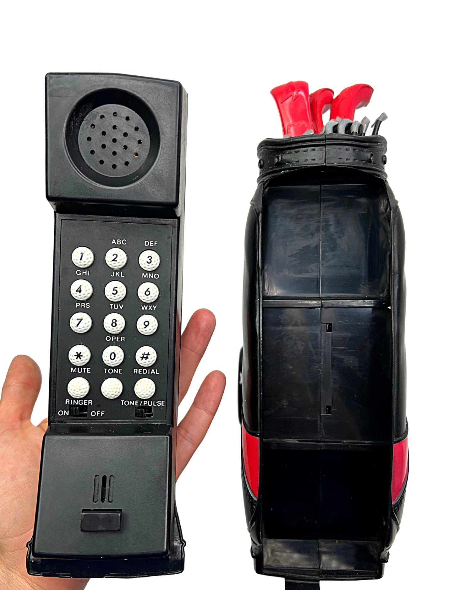 Vintage 1994 Golf Bag Novelty Corded Telephone