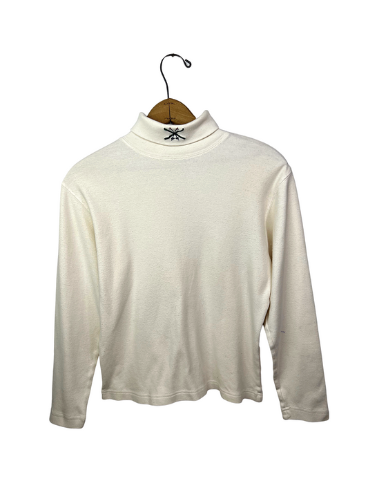 90’s Charter Club Ski 100% Cotton Turtleneck Size Small
