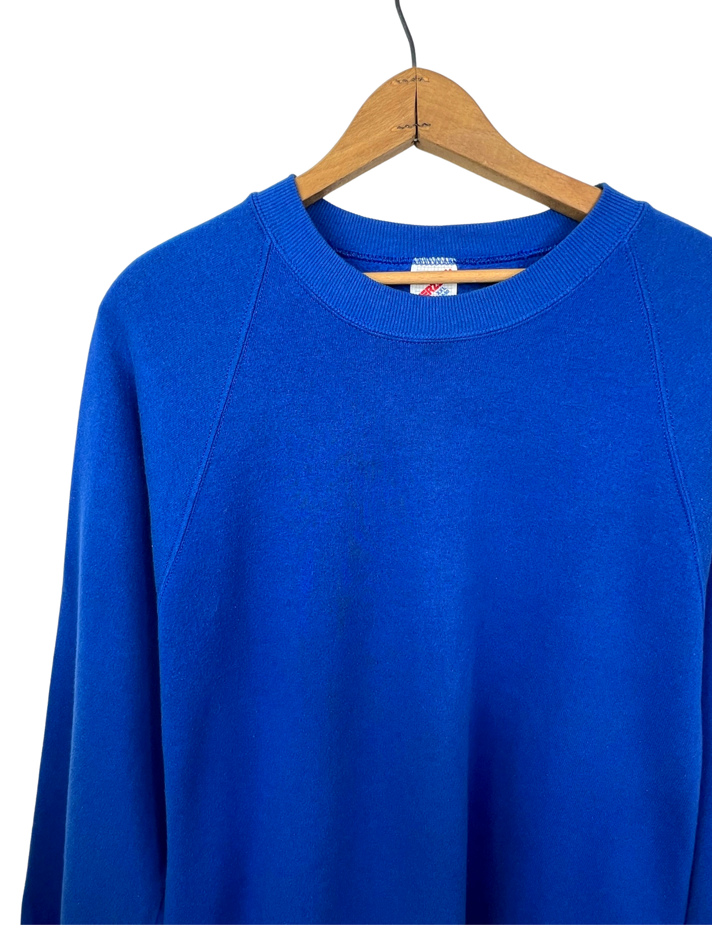 80’s Jerzees Super Soft Cobalt Blue Basic Crew Sweatshirt Size 2X