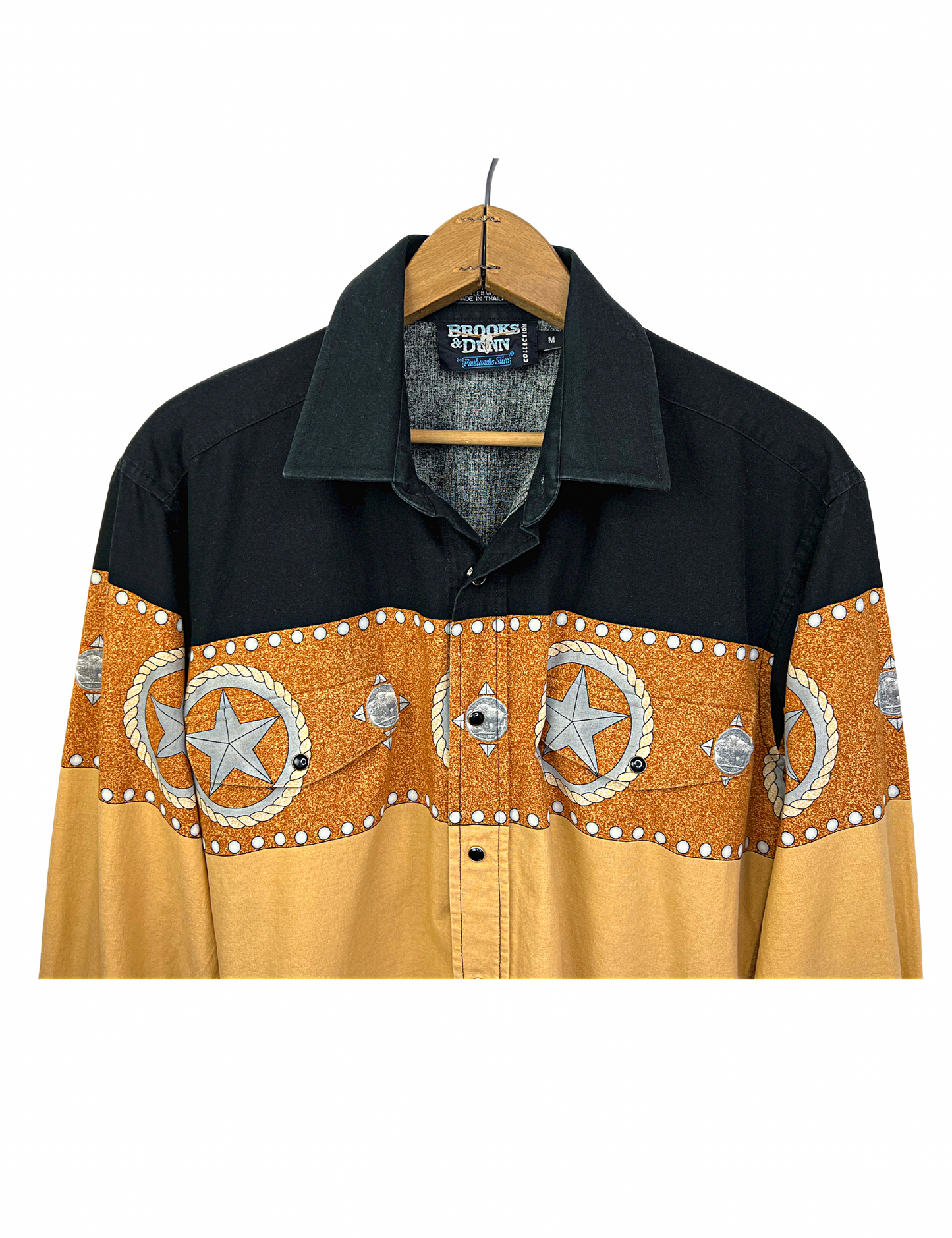 90’s Brooks & Dunn Country Western Pearl Snap Button Down