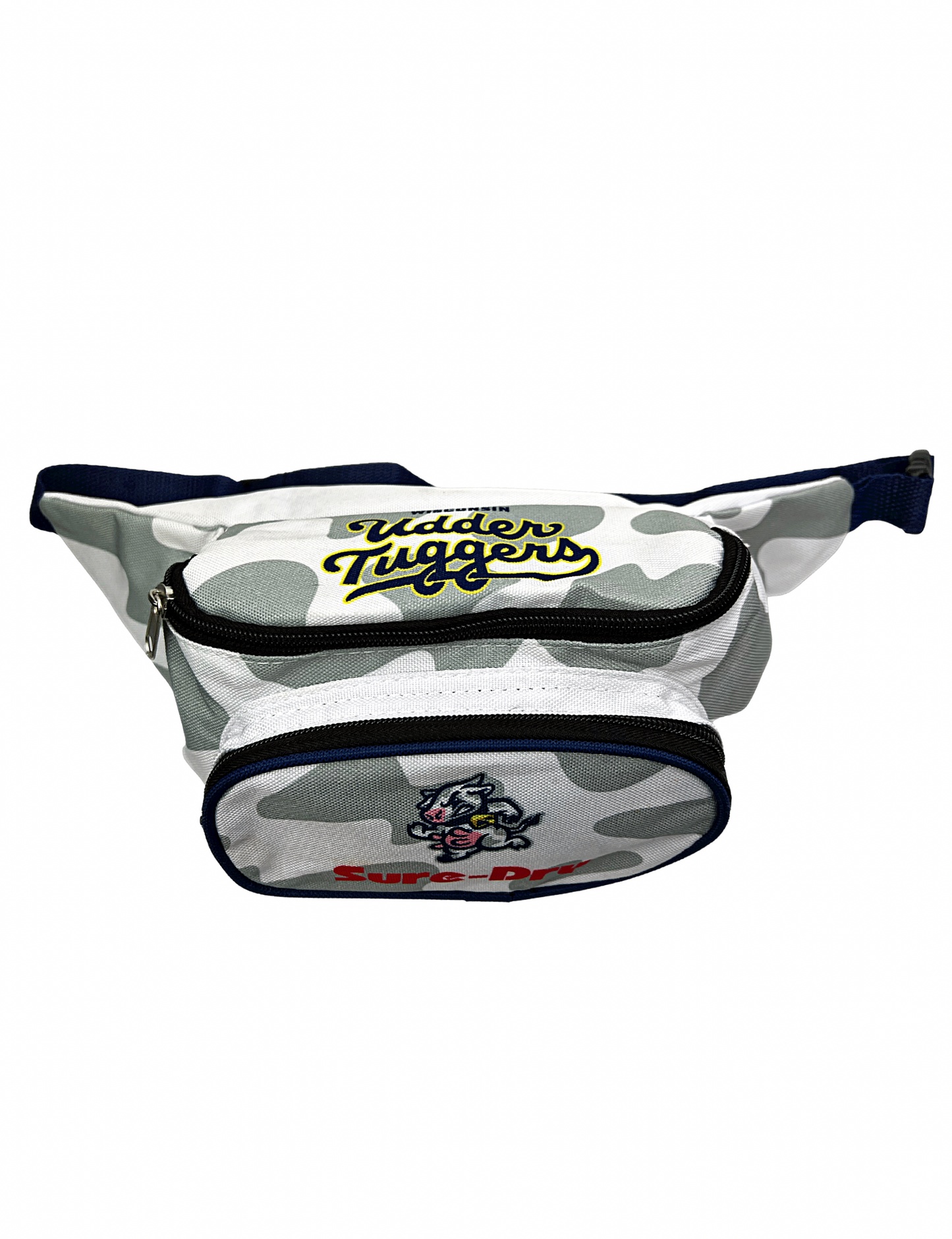 Cow Print Wisconsin Udder Tuggers Fanny Pack