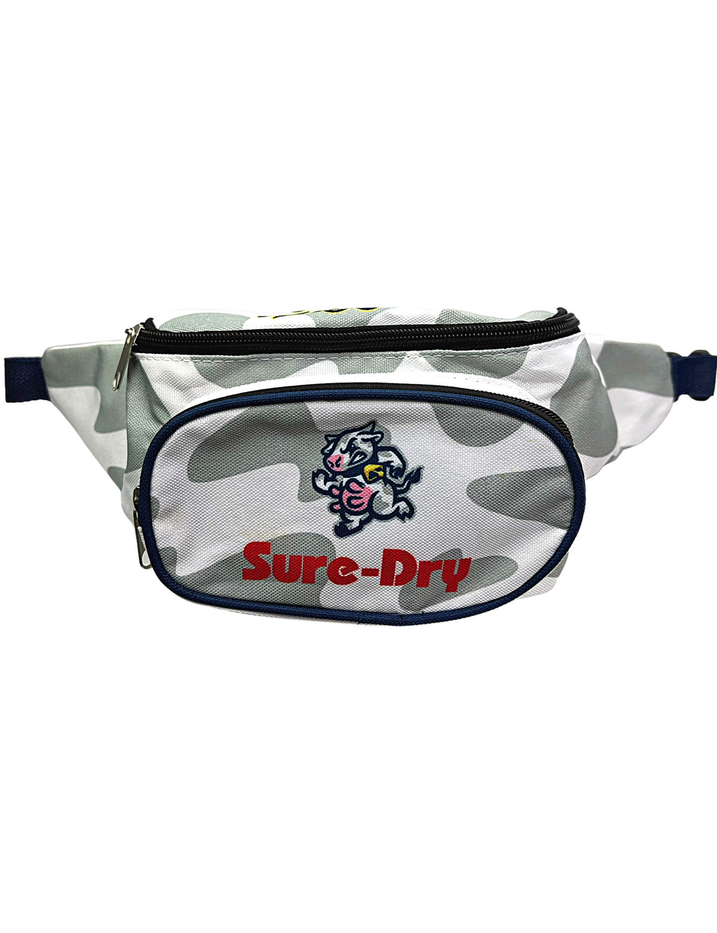 Cow Print Wisconsin Udder Tuggers Fanny Pack