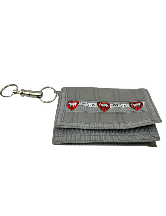 80’s Unicorn Retro Roger Gimbel Accessories Coin Purse Bi-Fold Wallet Keychain