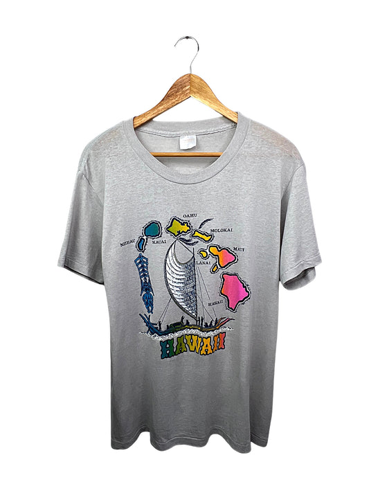 70’s Hawaii Islands Souvenir Thin T-shirt Size M