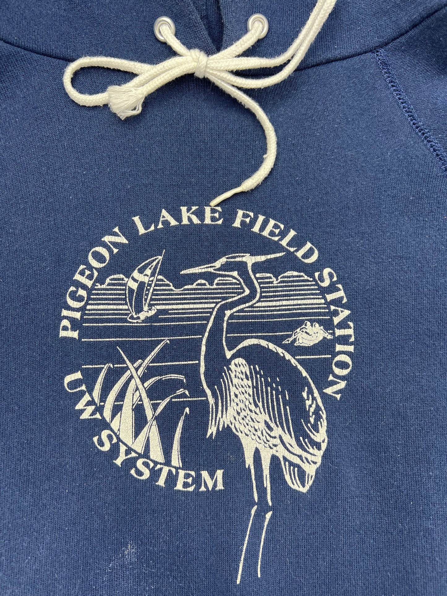 80’s Pigeon Lake Wisconsin Field Station Wildlife Soft Hanes Hoodie