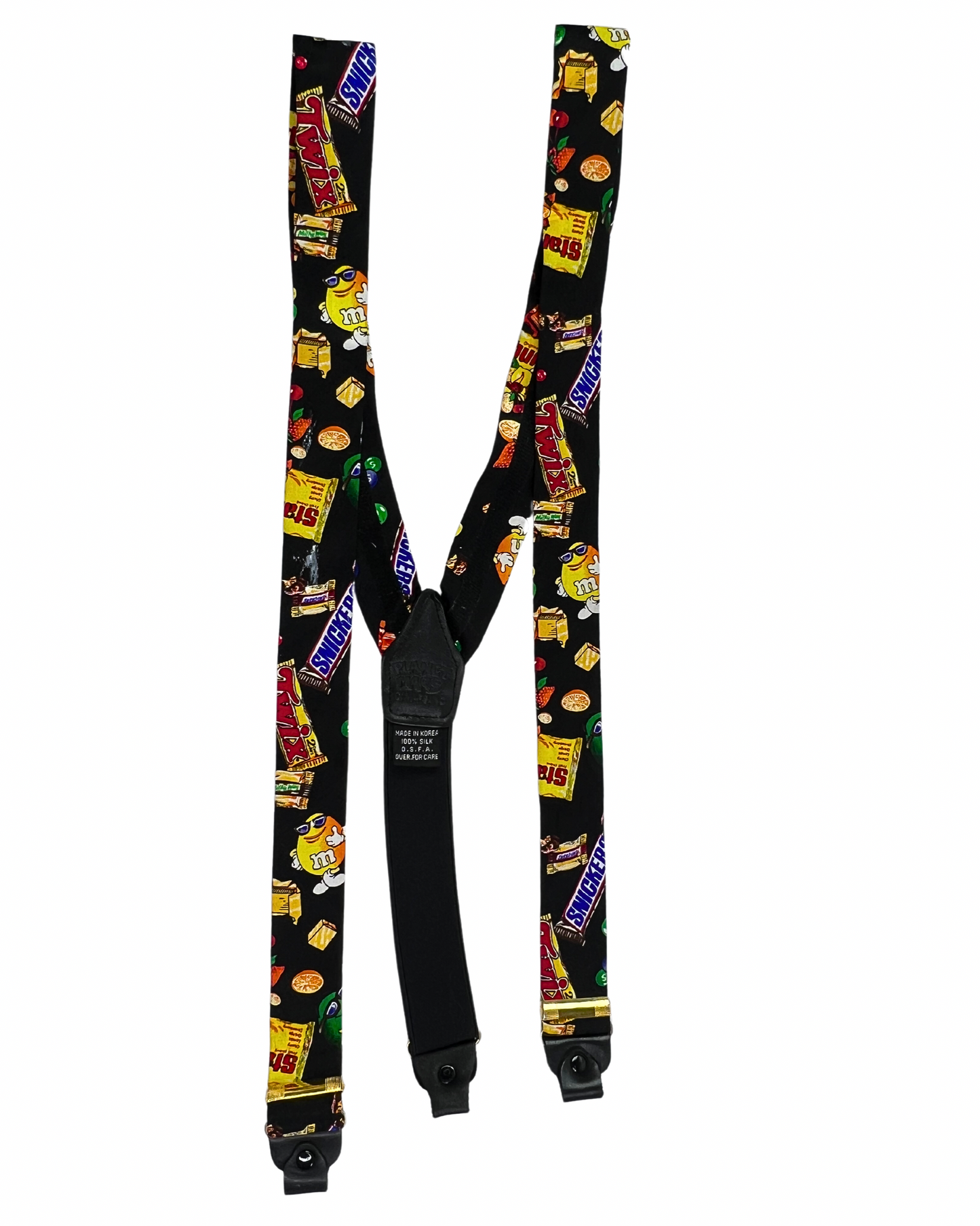90’s Planet Mars Candy Silk Suspenders One Size