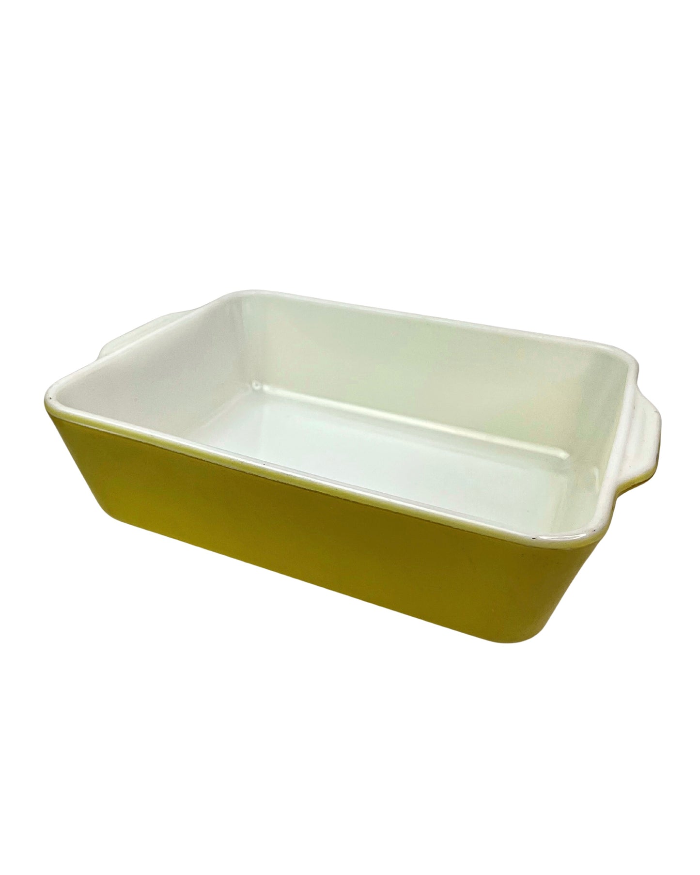 Vintage 50’s Pyrex Primary Yellow Refrigerator Dish #503 Rectangular Baking Dish 1.5 Quart