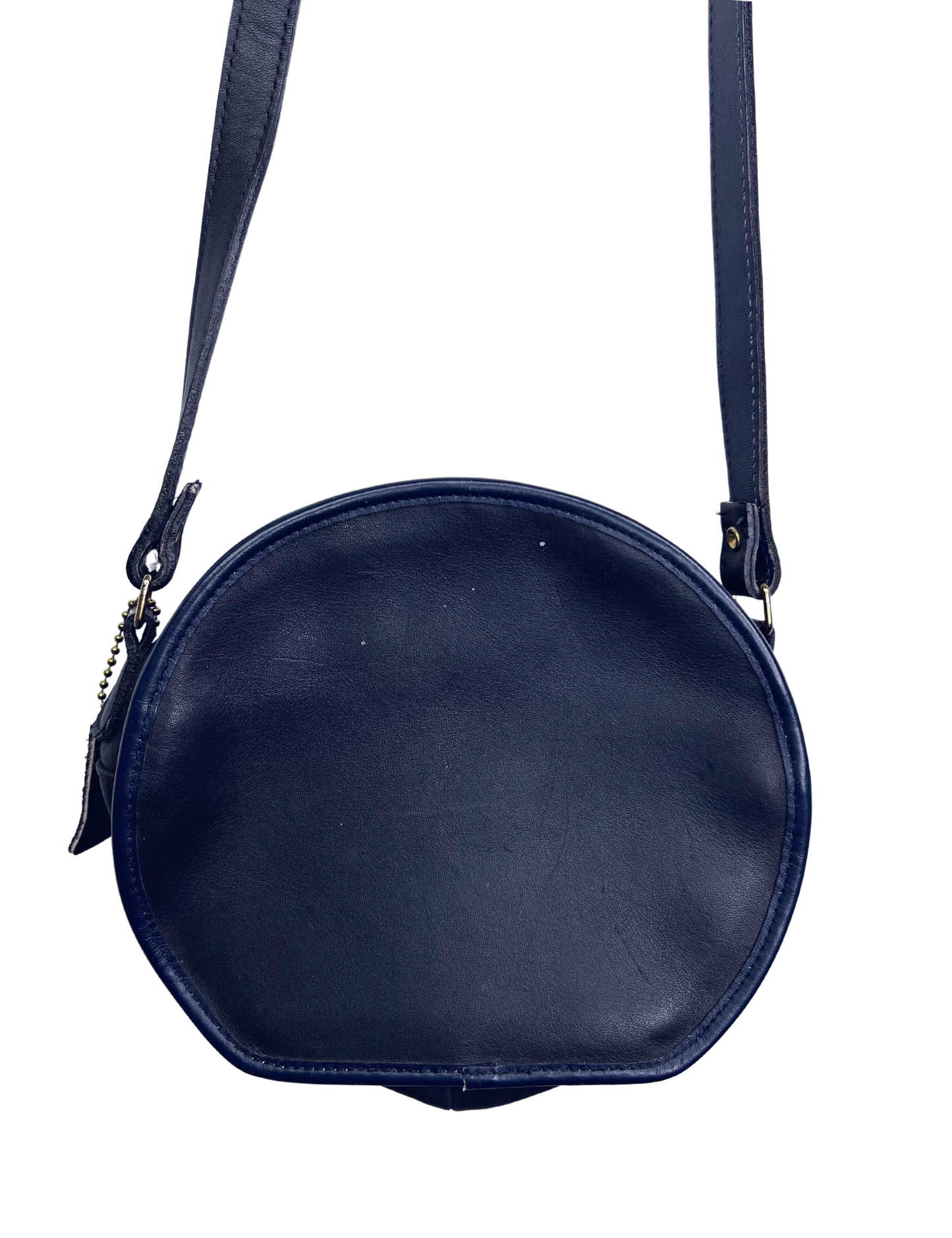 Vintage COACH Chester Canteen Navy Blue Leather Watson Purse