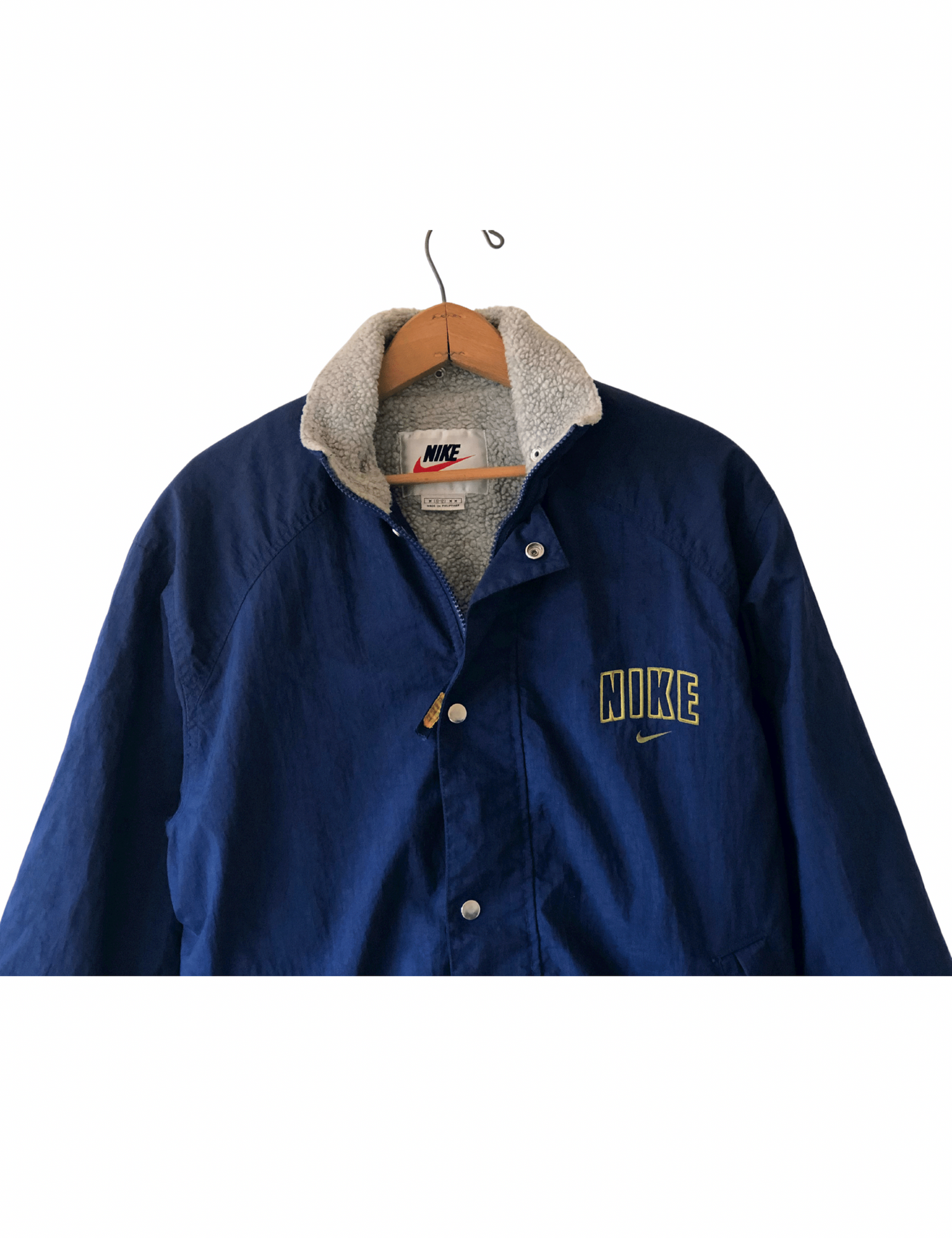 Sherpa lined top coaches jacket
