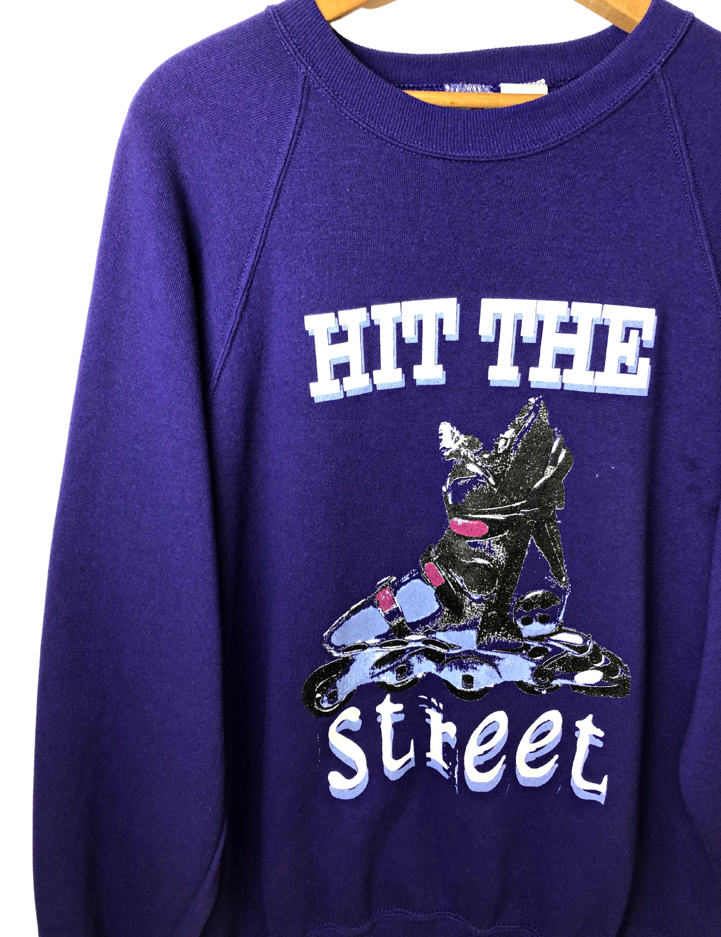 Vintage 90’s Rollerblading “Hit the Street, Not Your Seat” Playoffs Jerzees Sweatshirt