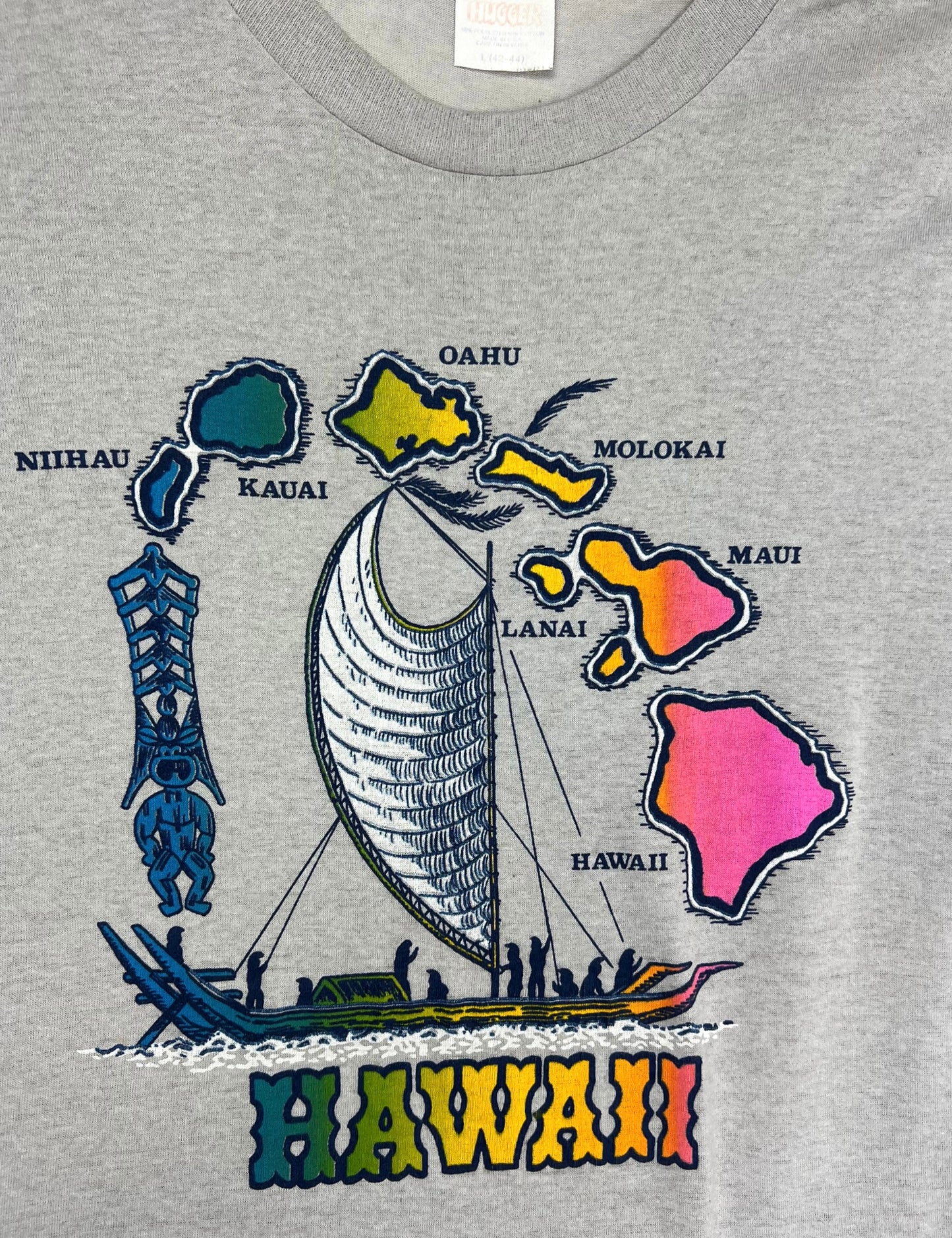70’s Hawaii Islands Souvenir Thin T-shirt Size M