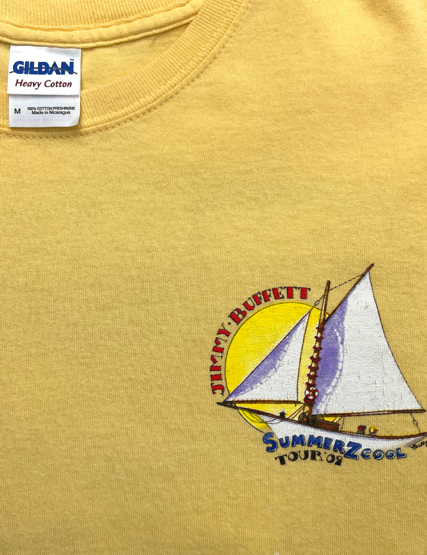 2009 Jimmy Buffet Summer Z Cool Concert T-shirt Size M