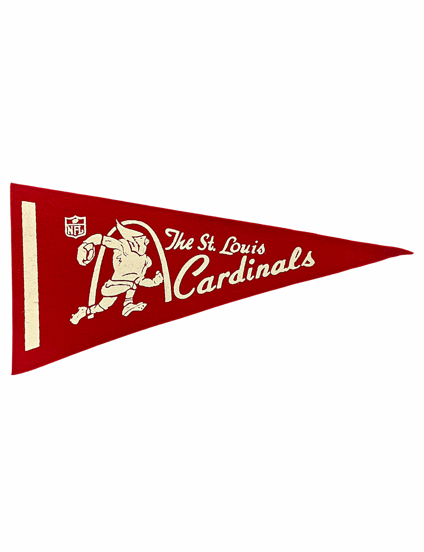 Vintage St. Louis Cardinals Mini Football Felt Pennant 4.25” x 9”