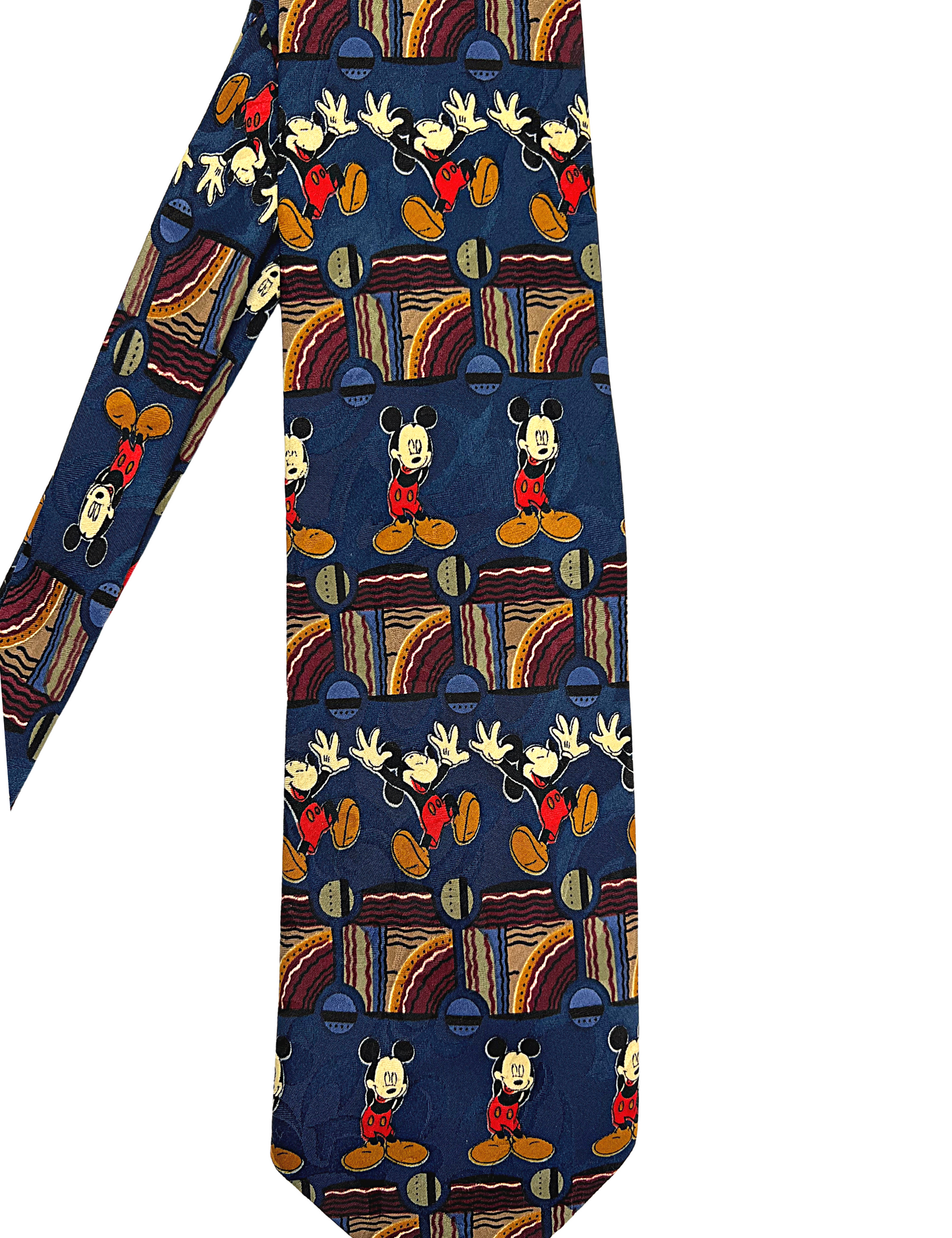 90’s Disney Mickey Mouse Mickey Unlimited Abstract Necktie