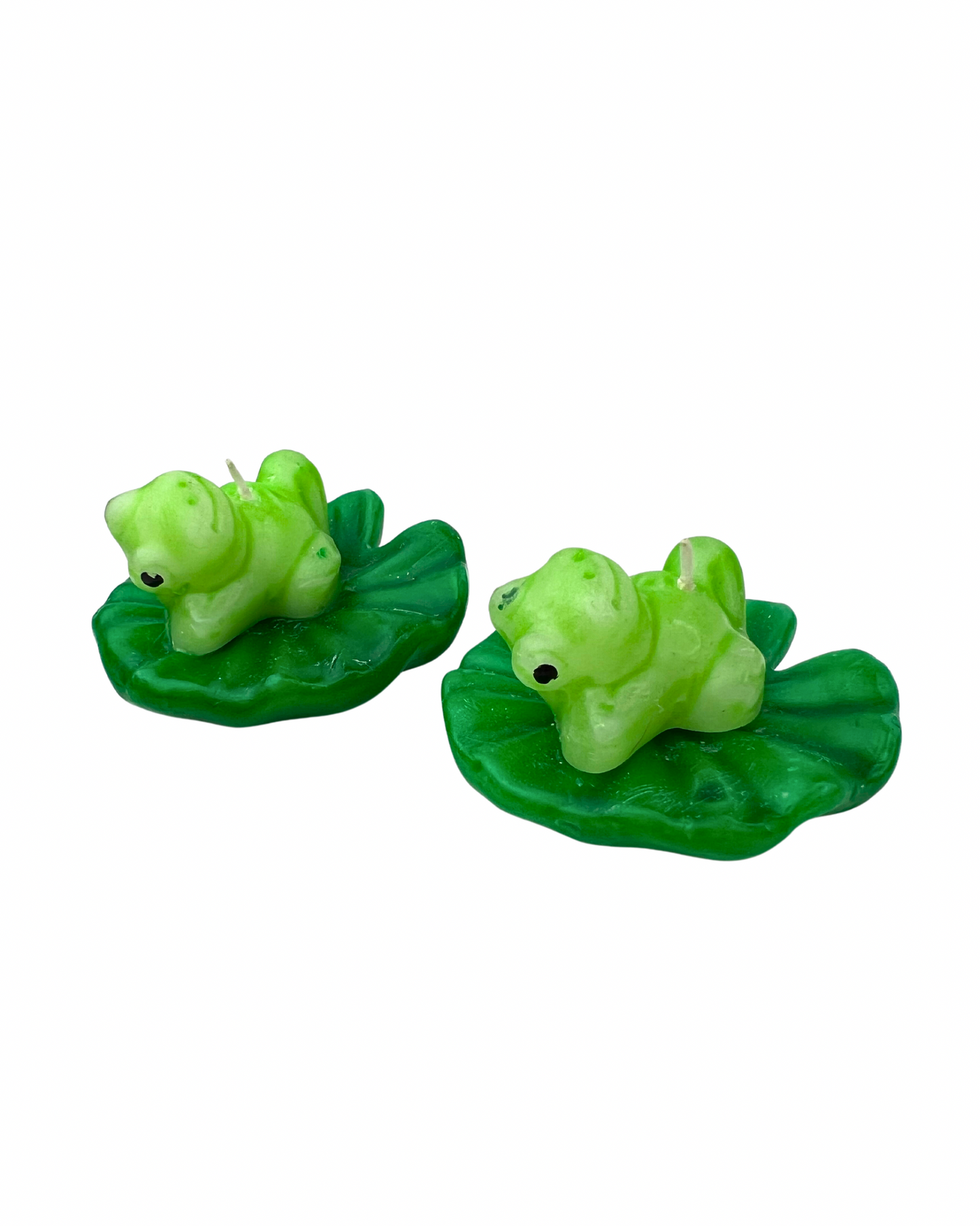 00’s Y2K Set of 2 Floating Frogs Candles