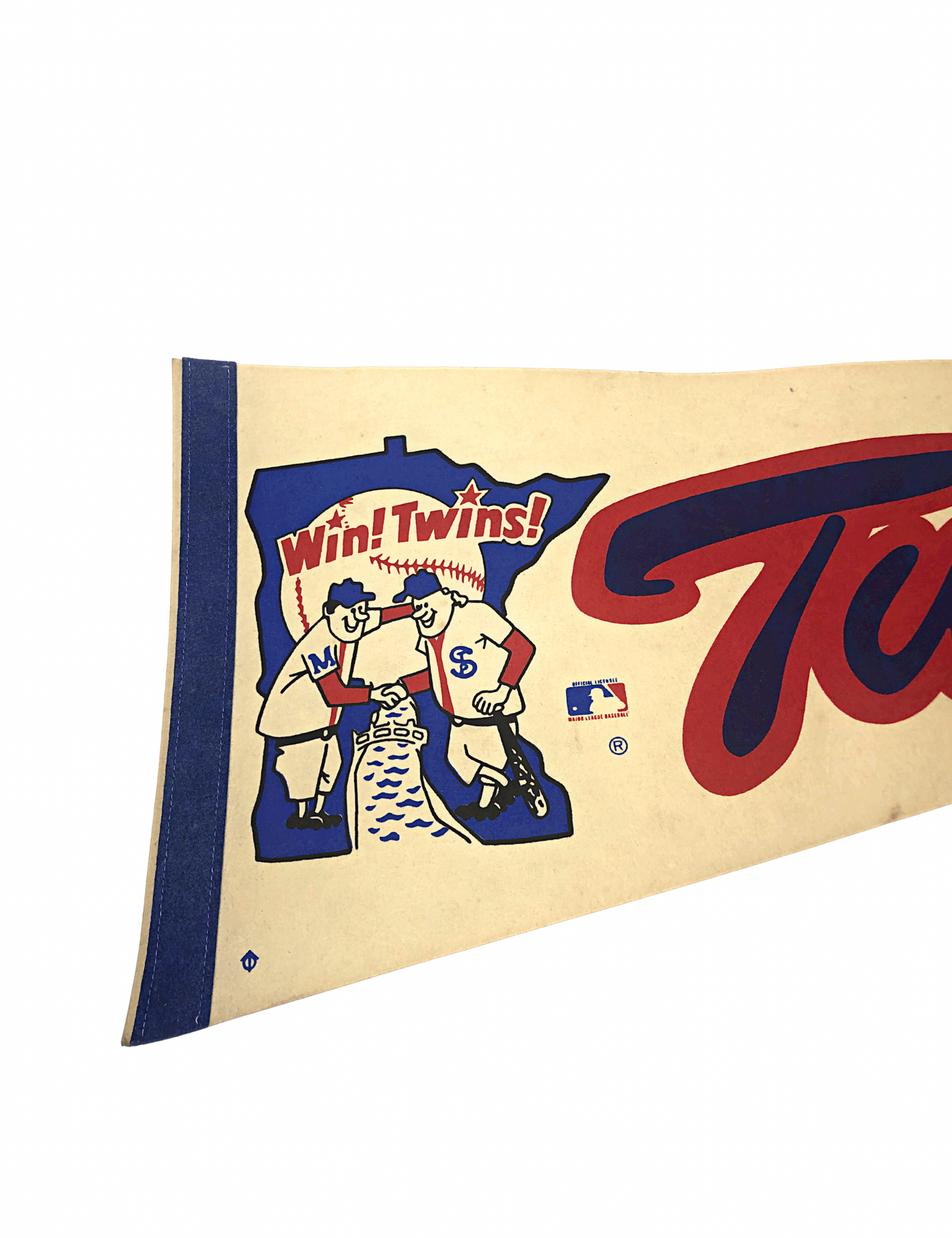 Vintage 1960’s Minnesota Twins Baseball Felt Pennant 30” x 12”