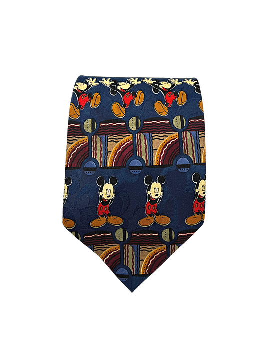 90’s Disney Mickey Mouse Mickey Unlimited Abstract Necktie
