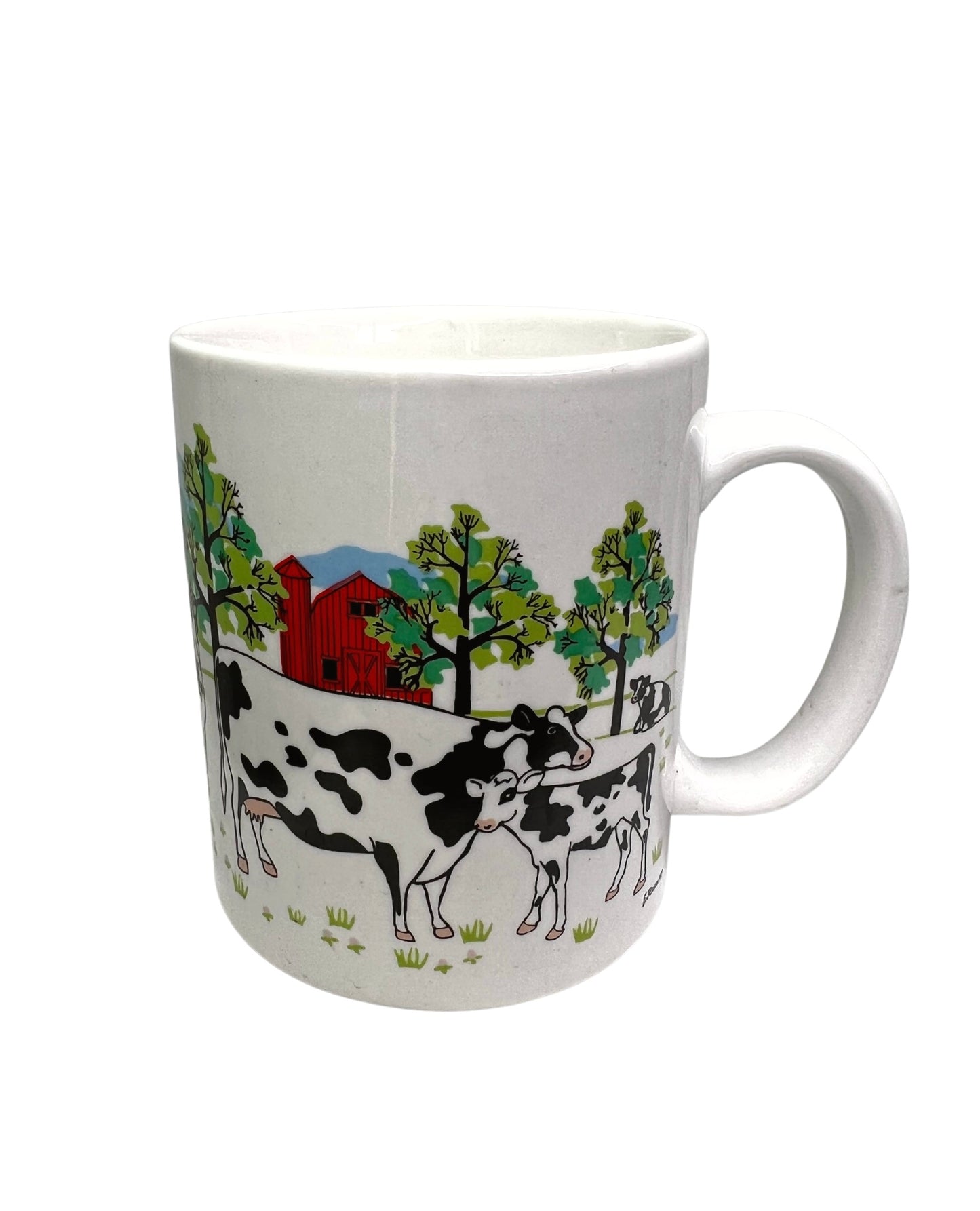 80’s Cow Cute Calf Barn Cottagecore Coffee Mug