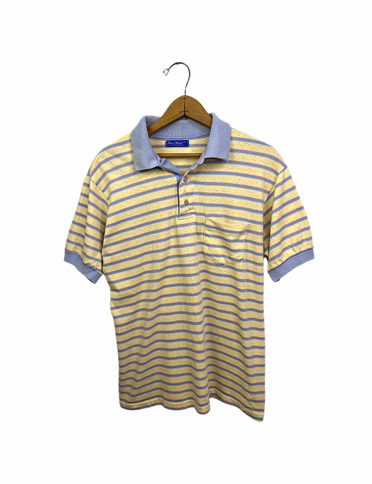 80’s Pendleton Pen West Pastel Stripe Rugby Collar Polo