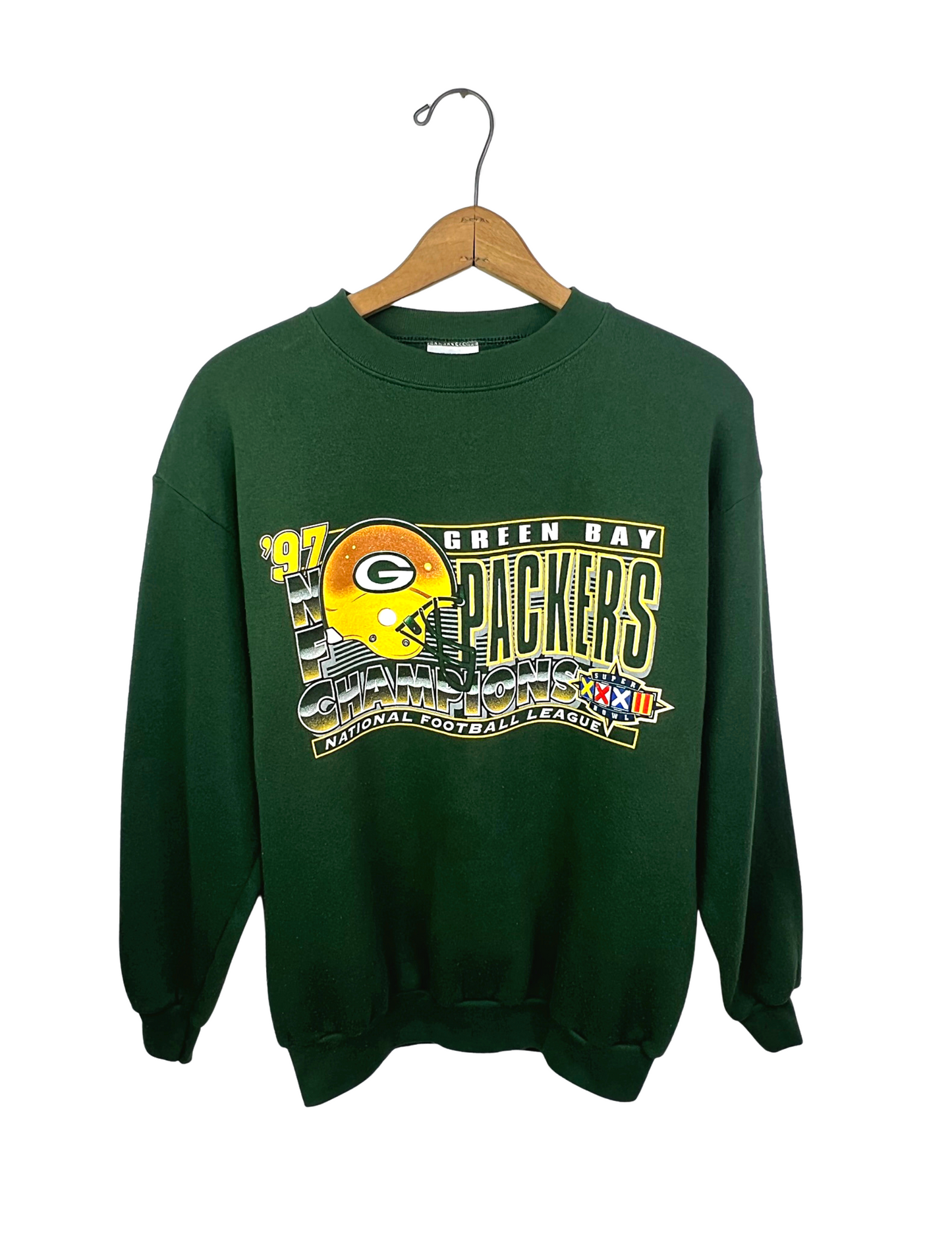 1997 Green Bay Packers NFC Champions Super Bowl XXII Tultex Sweatshirt