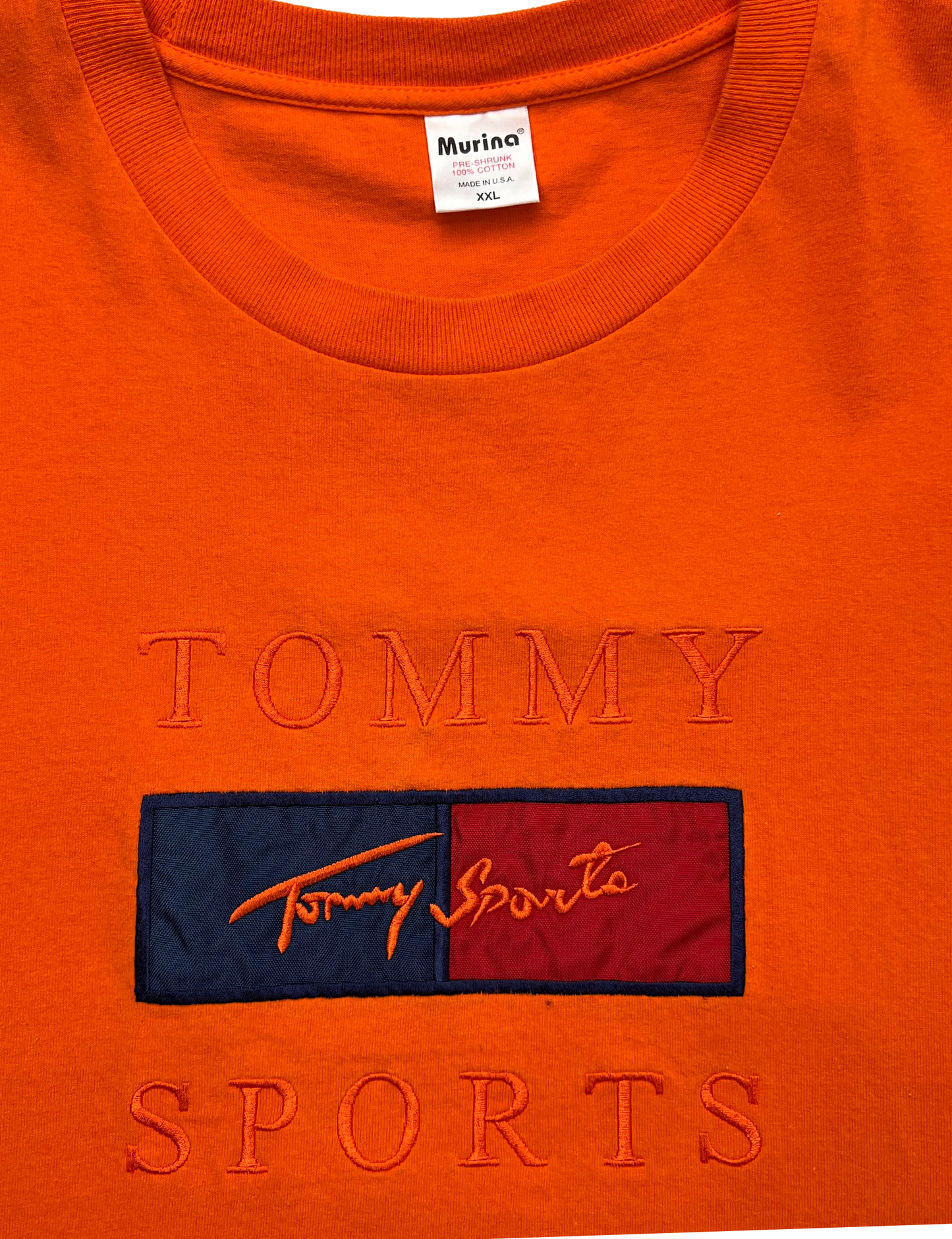 90’s Tommy Sports Sportswear 100% Cotton T-shirt Sz 2X