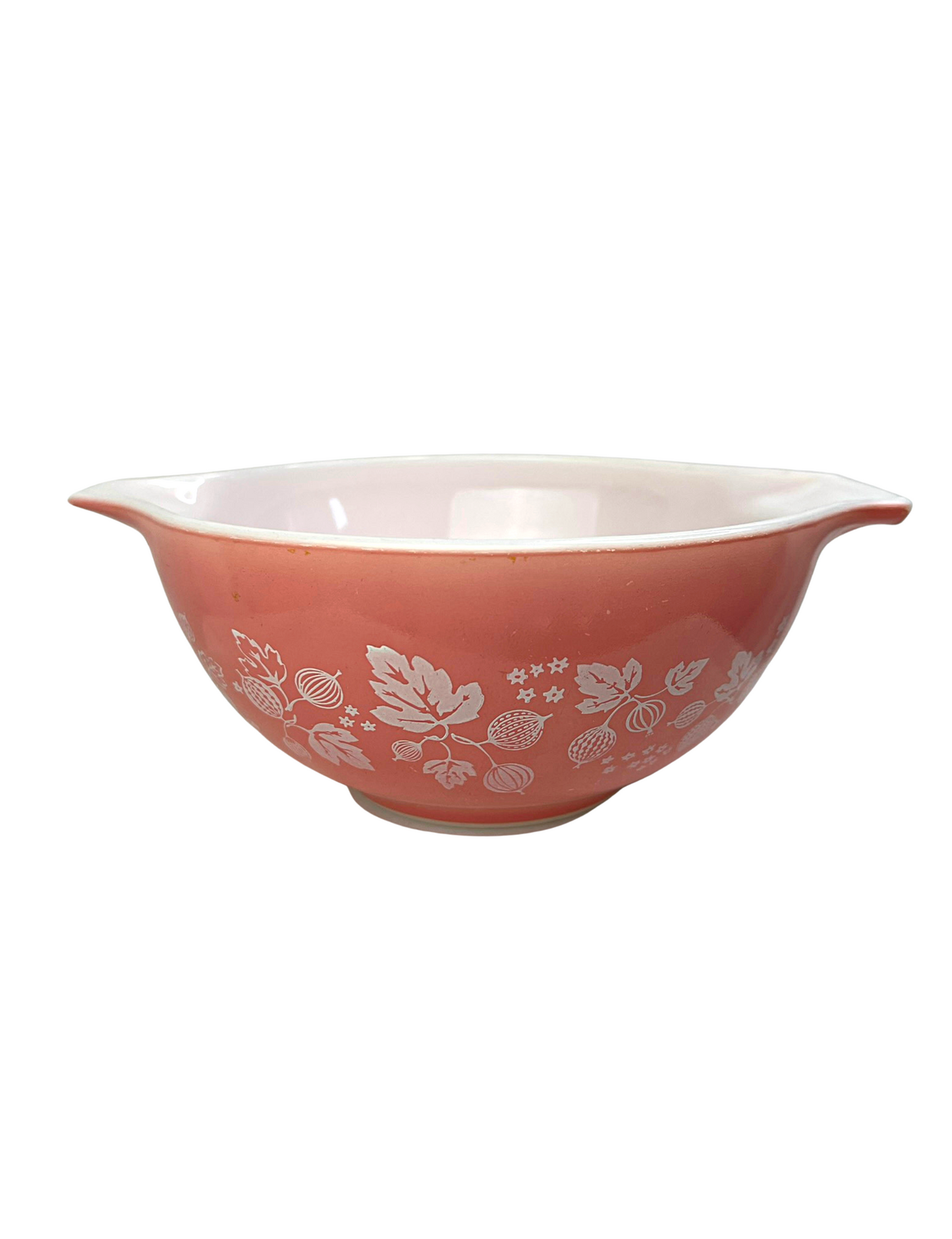50’s 60’s PYREX Gooseberry Pink Cinderella 1.5 Quart Mixing Bowl