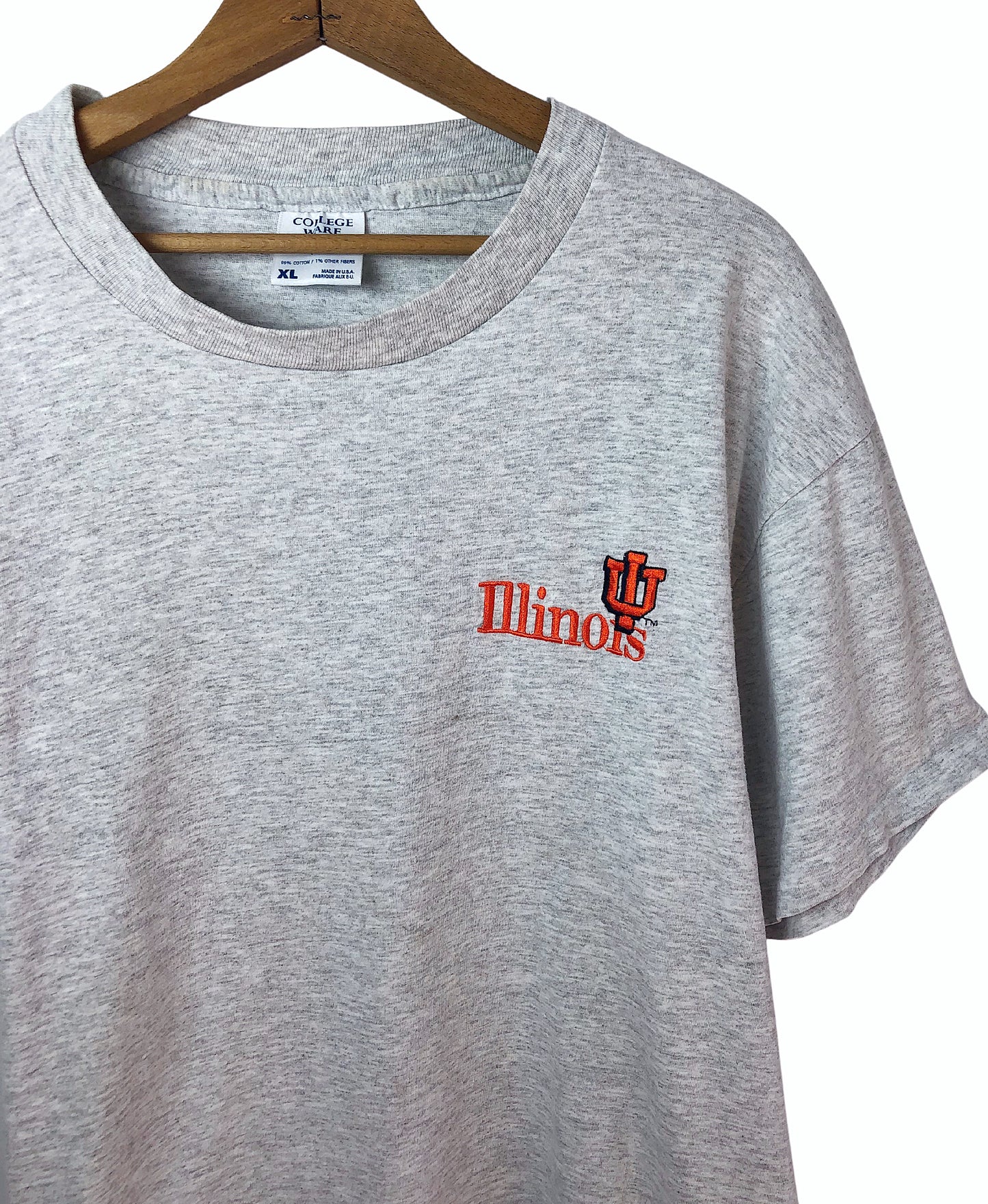 Vintage 90’s Fighting Illini University of Illinois 100% Cotton T-Shirt