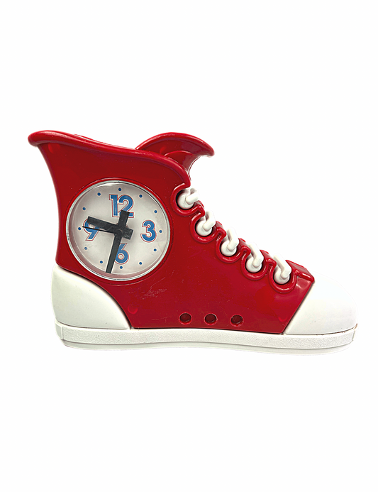 80’s Red Sneaker High Top Wall Clock