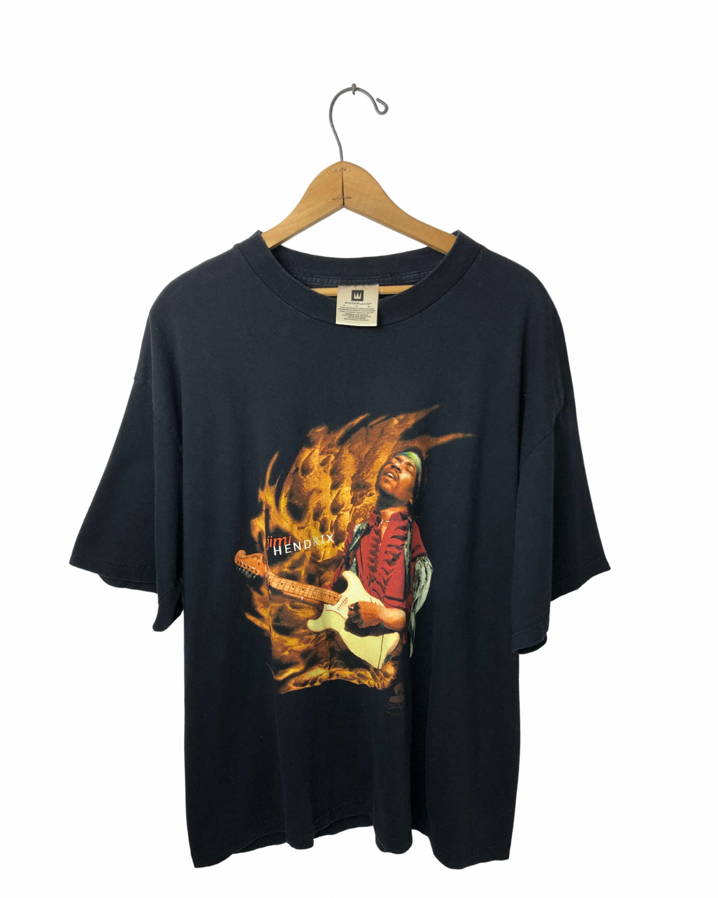 2000 Jimi Henricks Winterland Band T-shirt Size X-Large