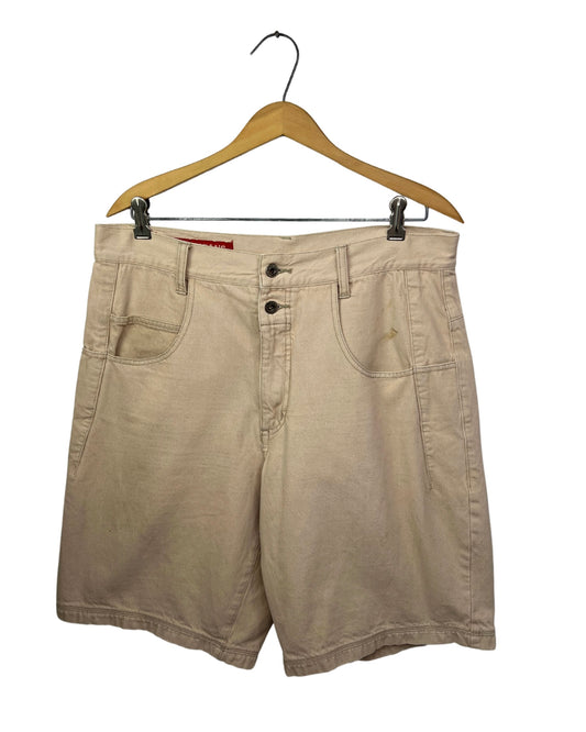 90’s Guess Jeans 5 Pocket Khaki 10” Jean Shorts Size 32/34