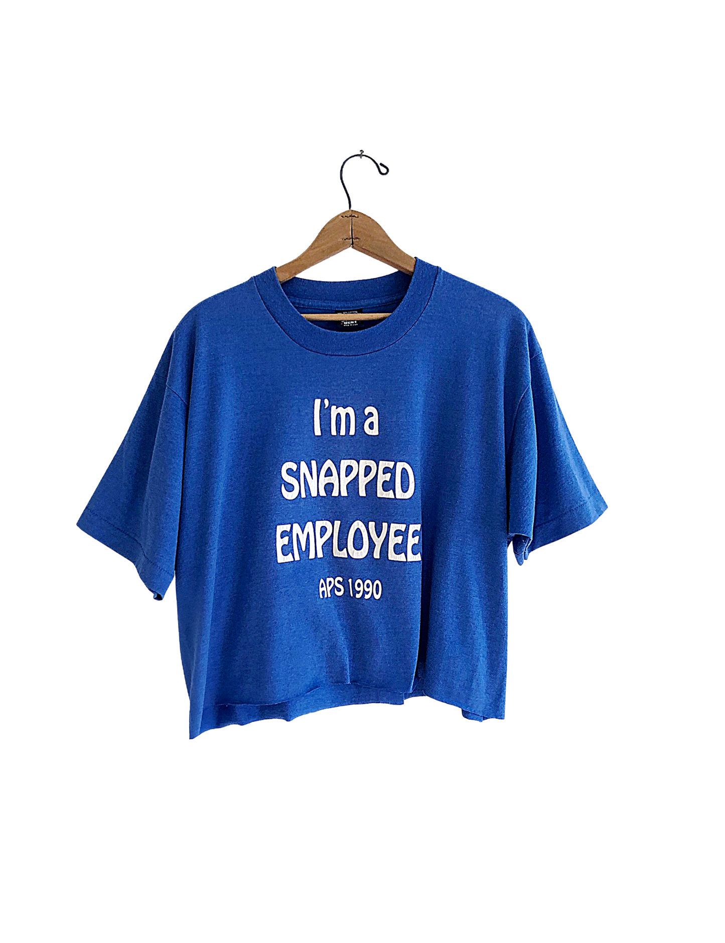 90’s I’m A Snapped Employee Screen Stars Best Super Soft 50/50 Crop Top Size XL