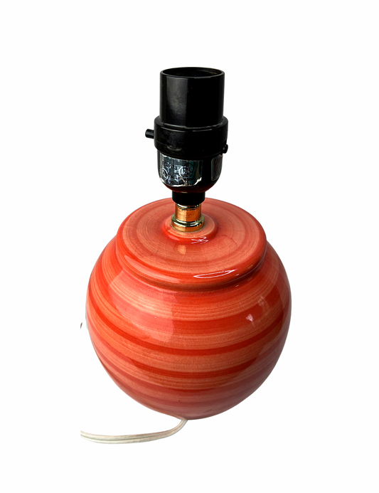 Vintage 1997 Coral Burnman Side Table Accent Desk Lamp 60W